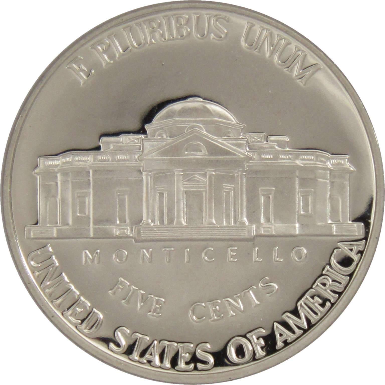 2002 S Jefferson Nickel 5 Cent Piece Choice Proof 5c US Coin Collectible