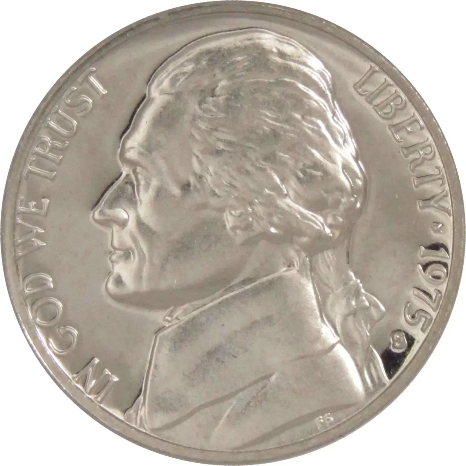 1975 S Jefferson Nickel 5 Cent Piece Choice Proof 5c US Coin Collectible