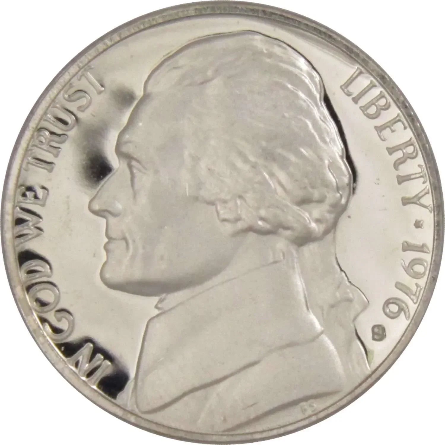 1976 S Jefferson Nickel 5 Cent Piece Choice Proof 5c US Coin Collectible