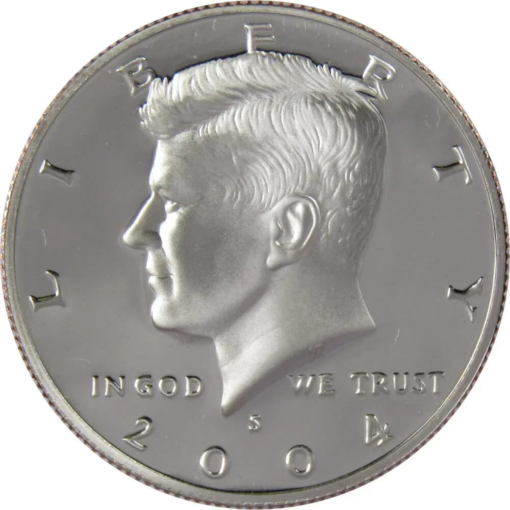 2004 S Kennedy Half Dollar Choice Proof Clad 50c US Coin Collectible