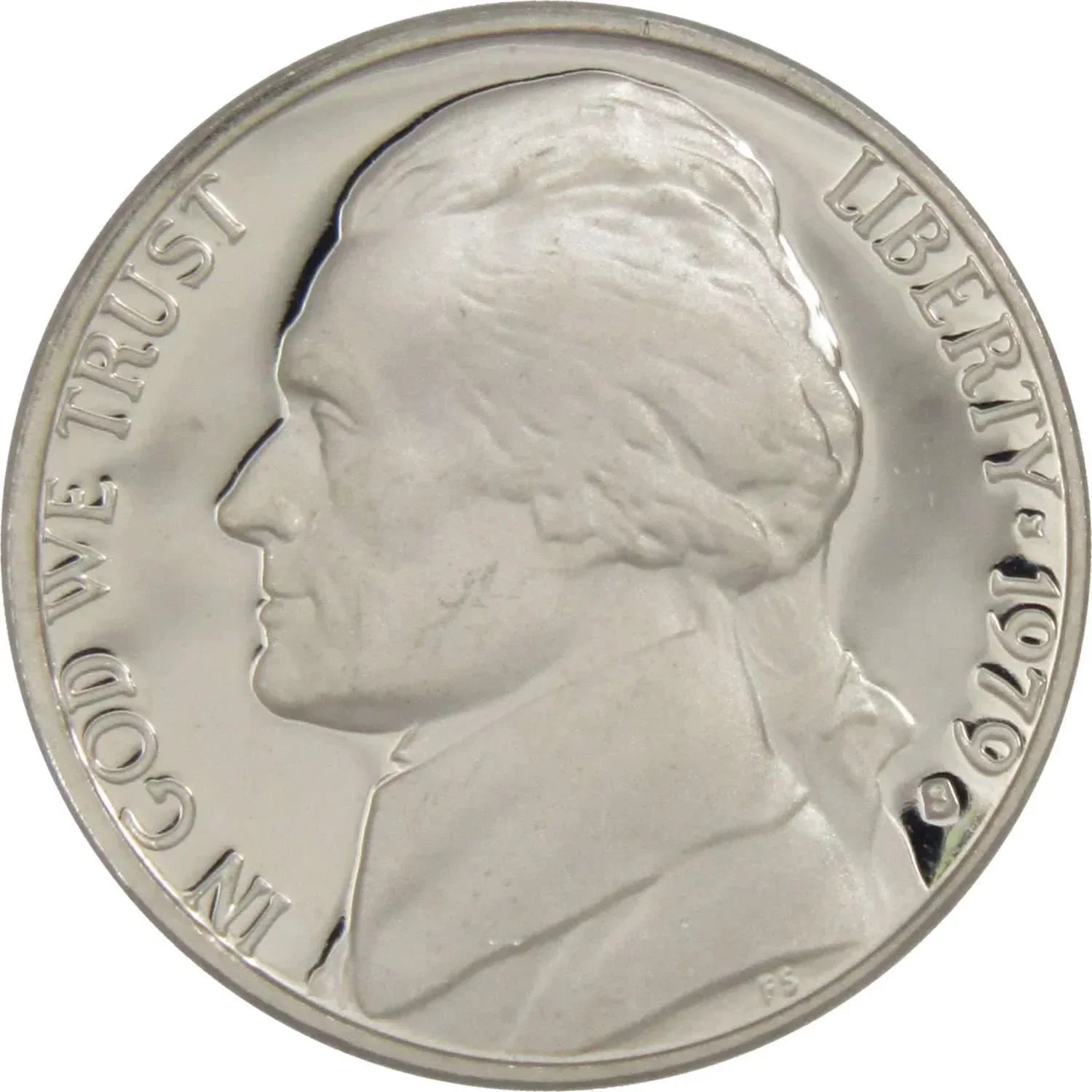 1979 S Type 1 Filled S Jefferson Nickel 5 Cent Piece Choice Proof 5c US Coin