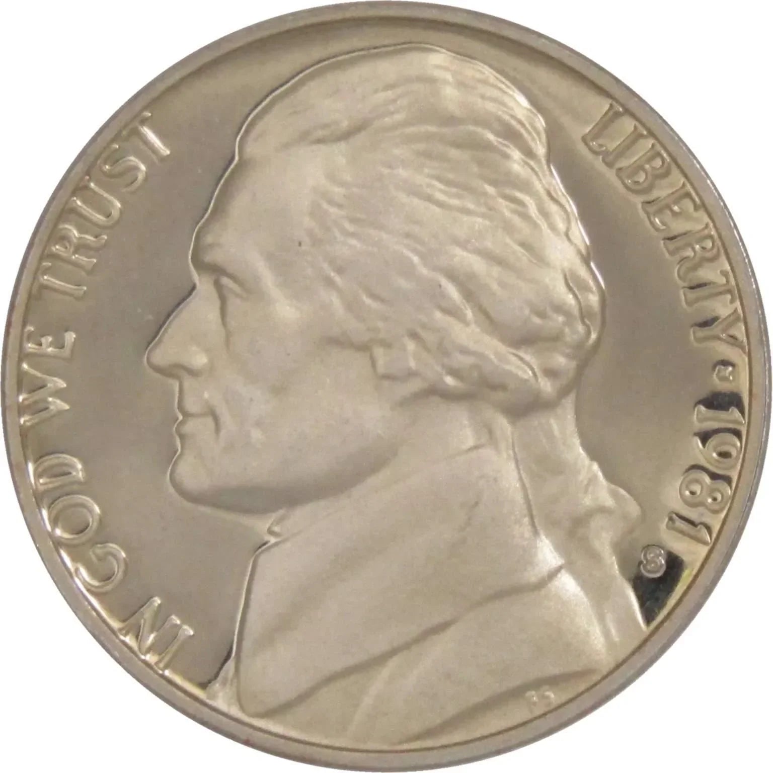 1981 S Type 1 Jefferson Nickel 5 Cent Piece Choice Proof 5c US Coin