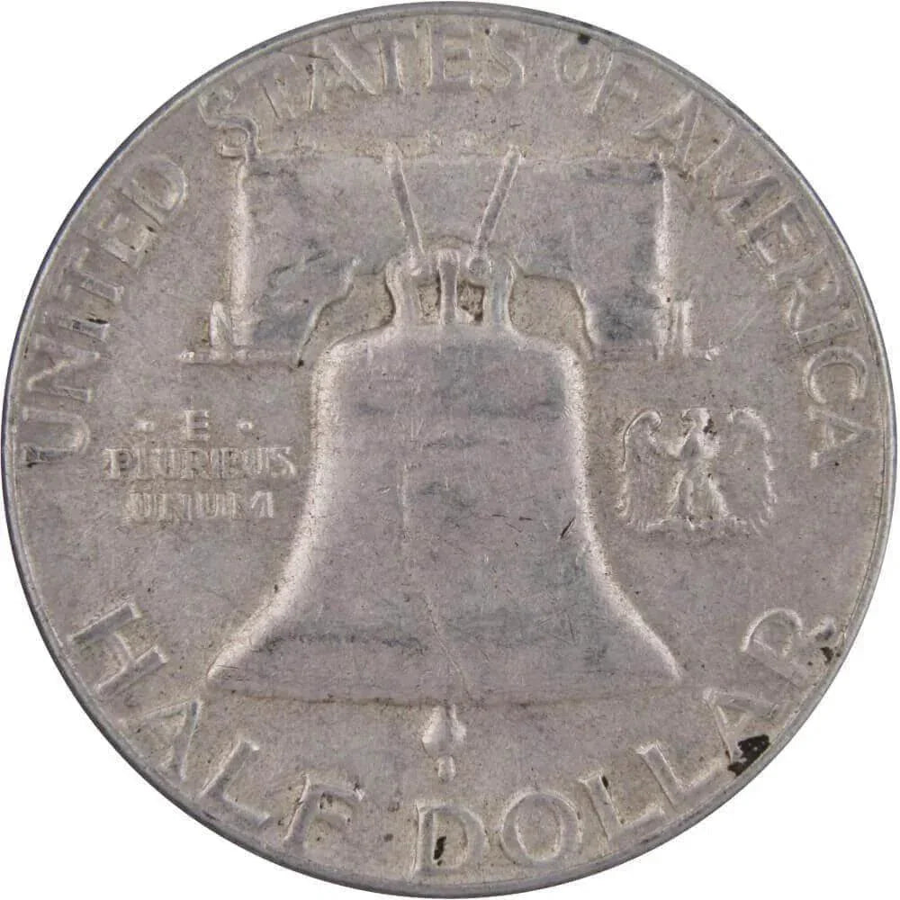 1951 Franklin Half Dollar XF EF Extremely Fine 90% Silver 50c US Coin