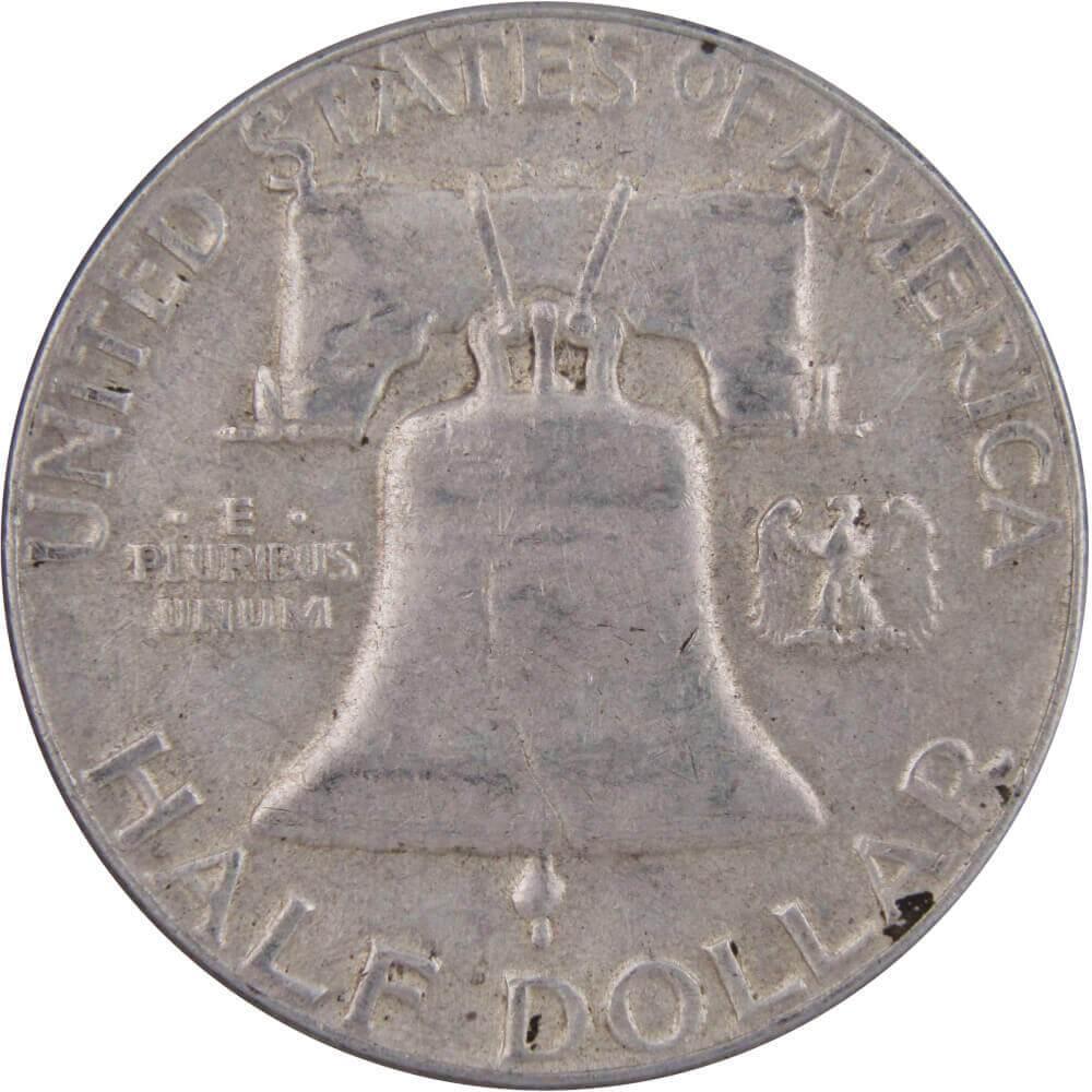 1951 Franklin Half Dollar XF EF Extremely Fine 90% Silver 50c US Coin