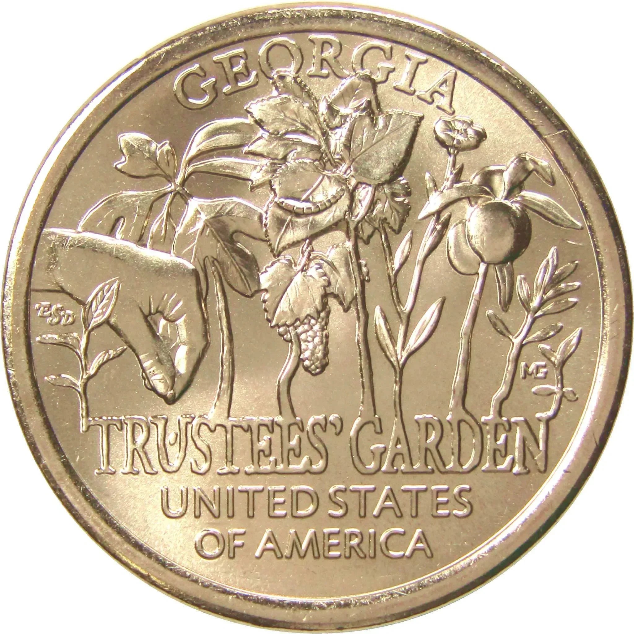 2019 P Georgia American Innovation Dollar BU Uncirculated Mint State $1 US Coin