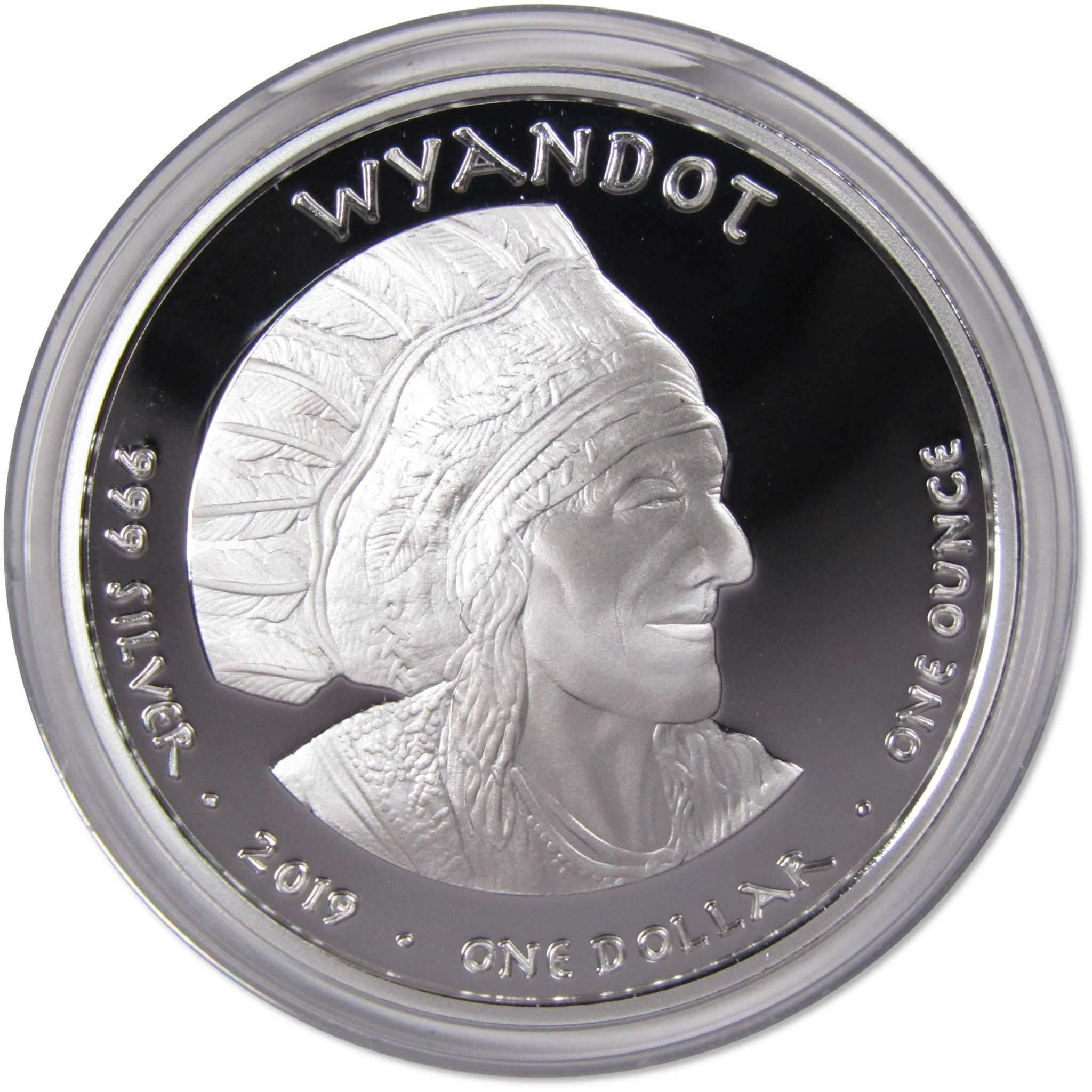 2019 Native American Jamul Wyandot Cardinal 1 oz .999 Fine Silver $1 Proof