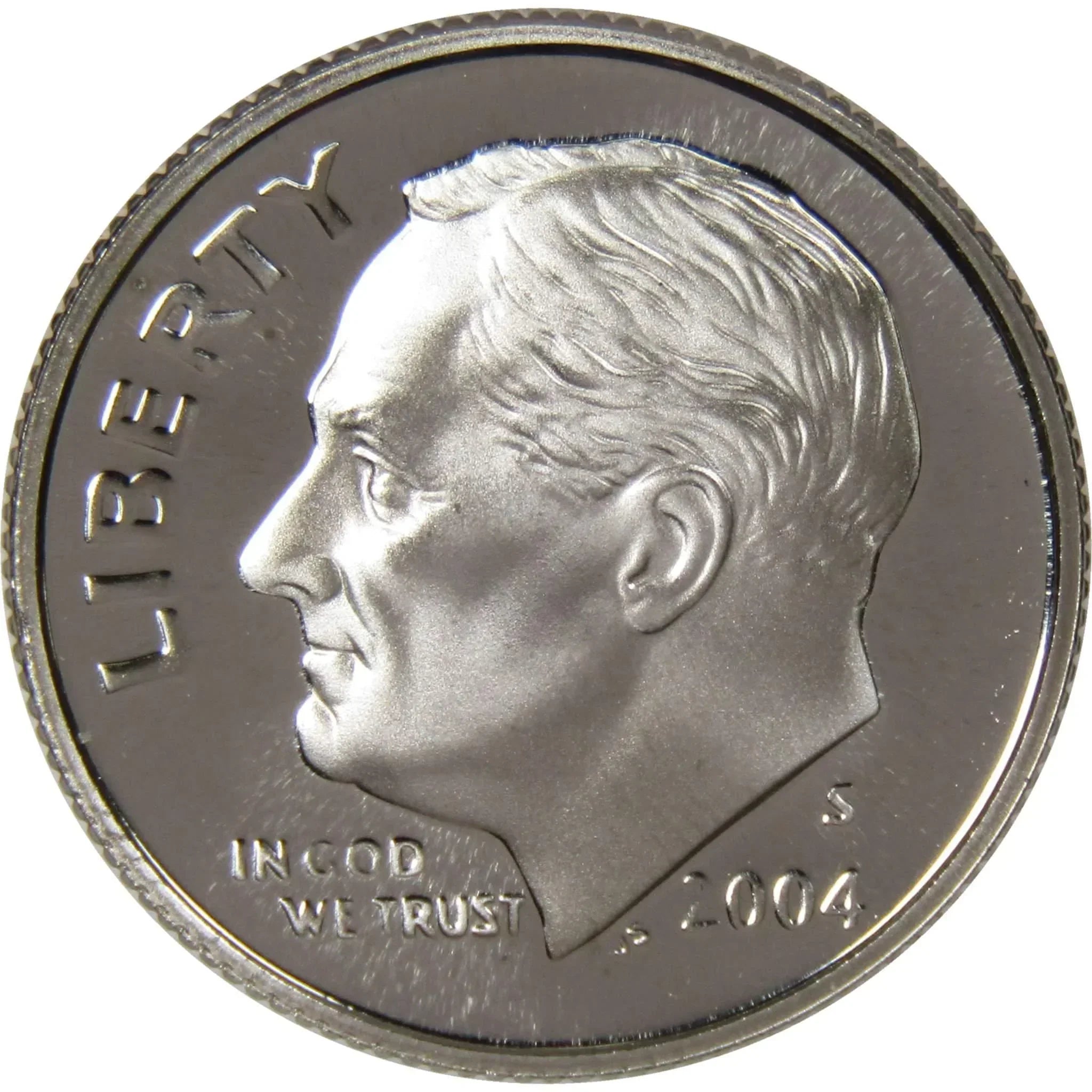 2004 S Roosevelt Dime Choice Proof Clad 10c US Coin Collectible