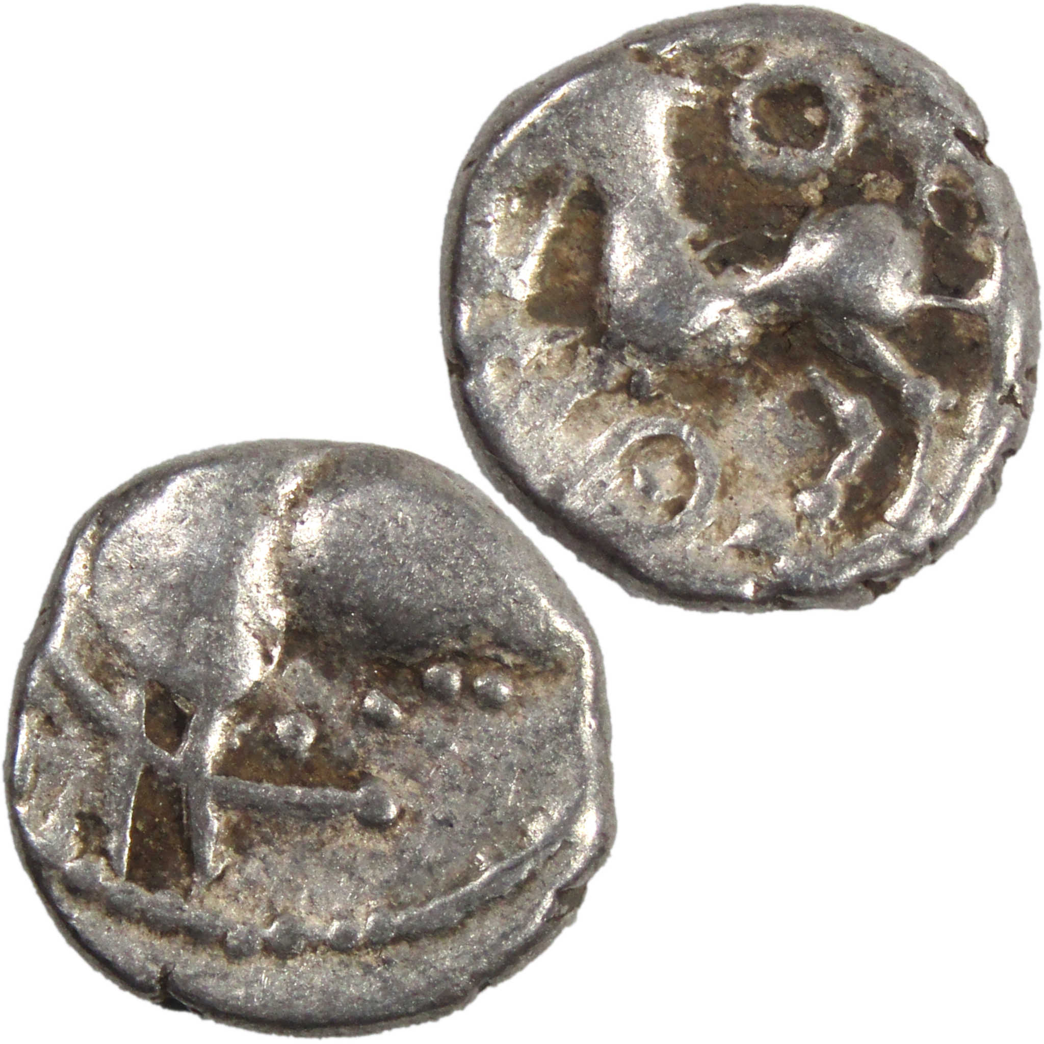 100-50 BC Sequani Quinarius VF Silver Ancient Gaulish Coin SKU:I5965