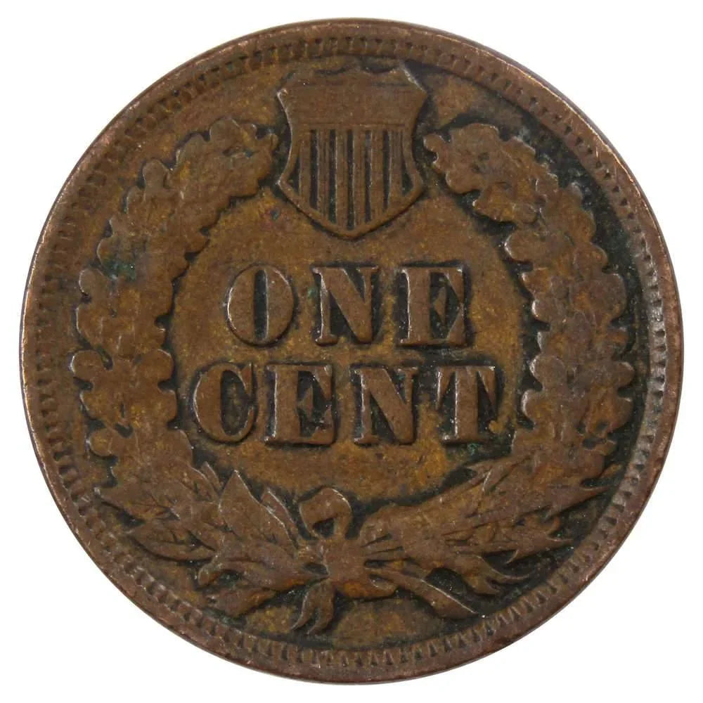 1902 Indian Head Cent AG About Good Bronze Penny 1c Coin Collectible