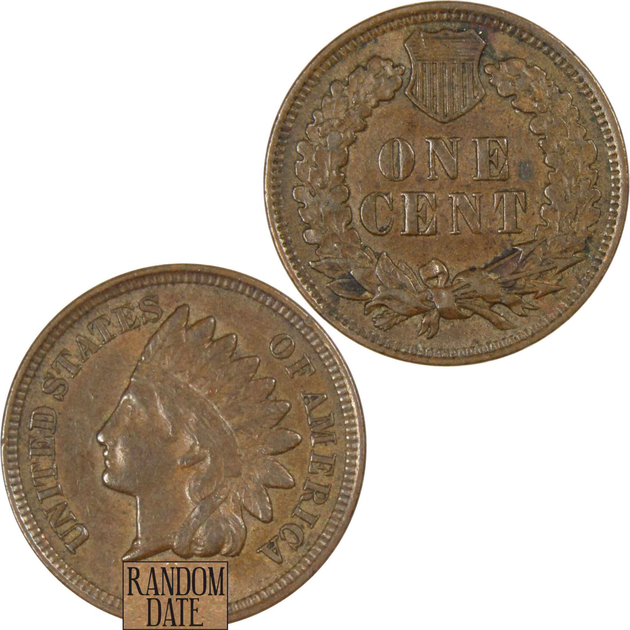 Indian Head Cent XF EF Extremely Fine Random Date Bronze Penny 1c Coin