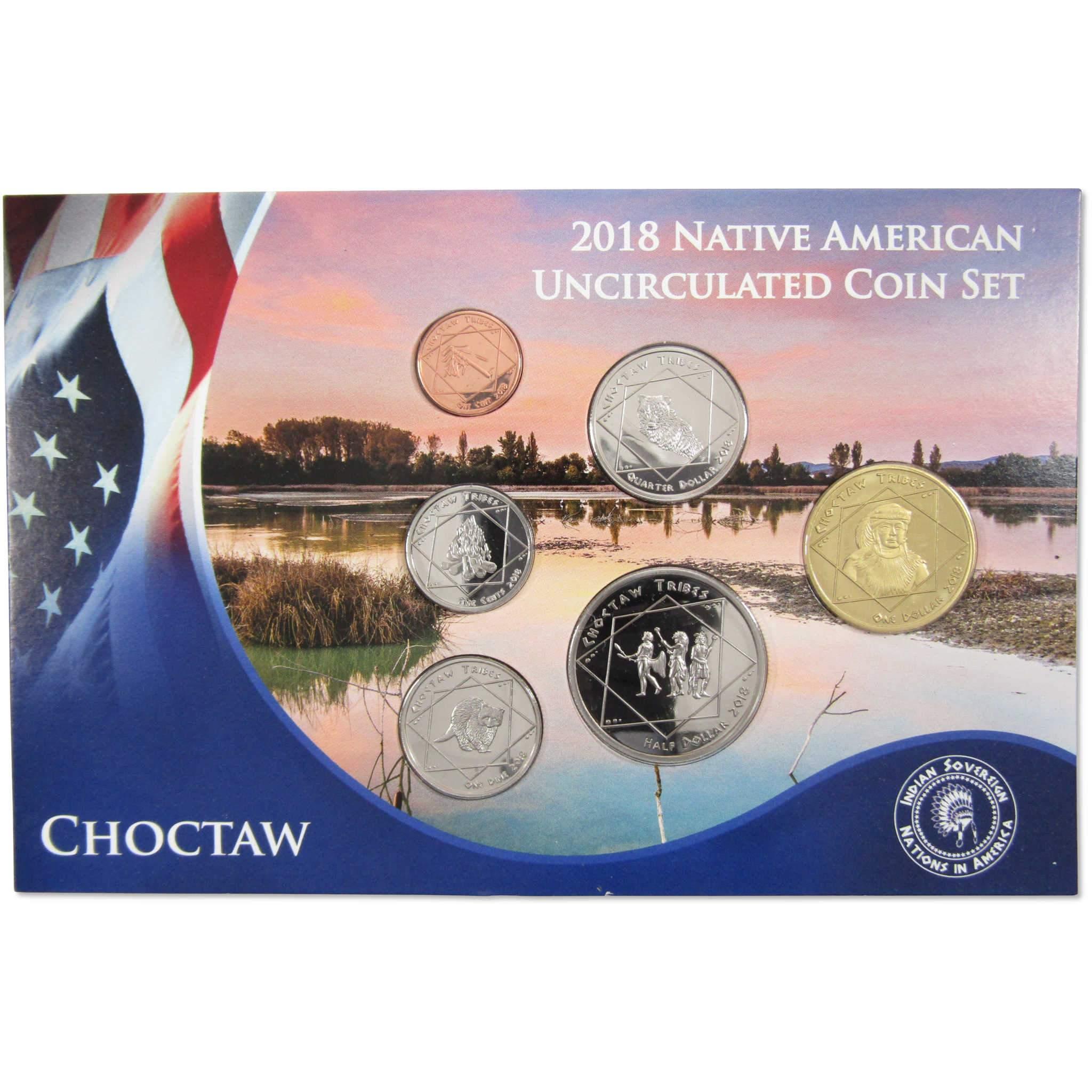 2018 Jamul Native American Choctaw Sovereign Nation Uncirculated Set Collectible