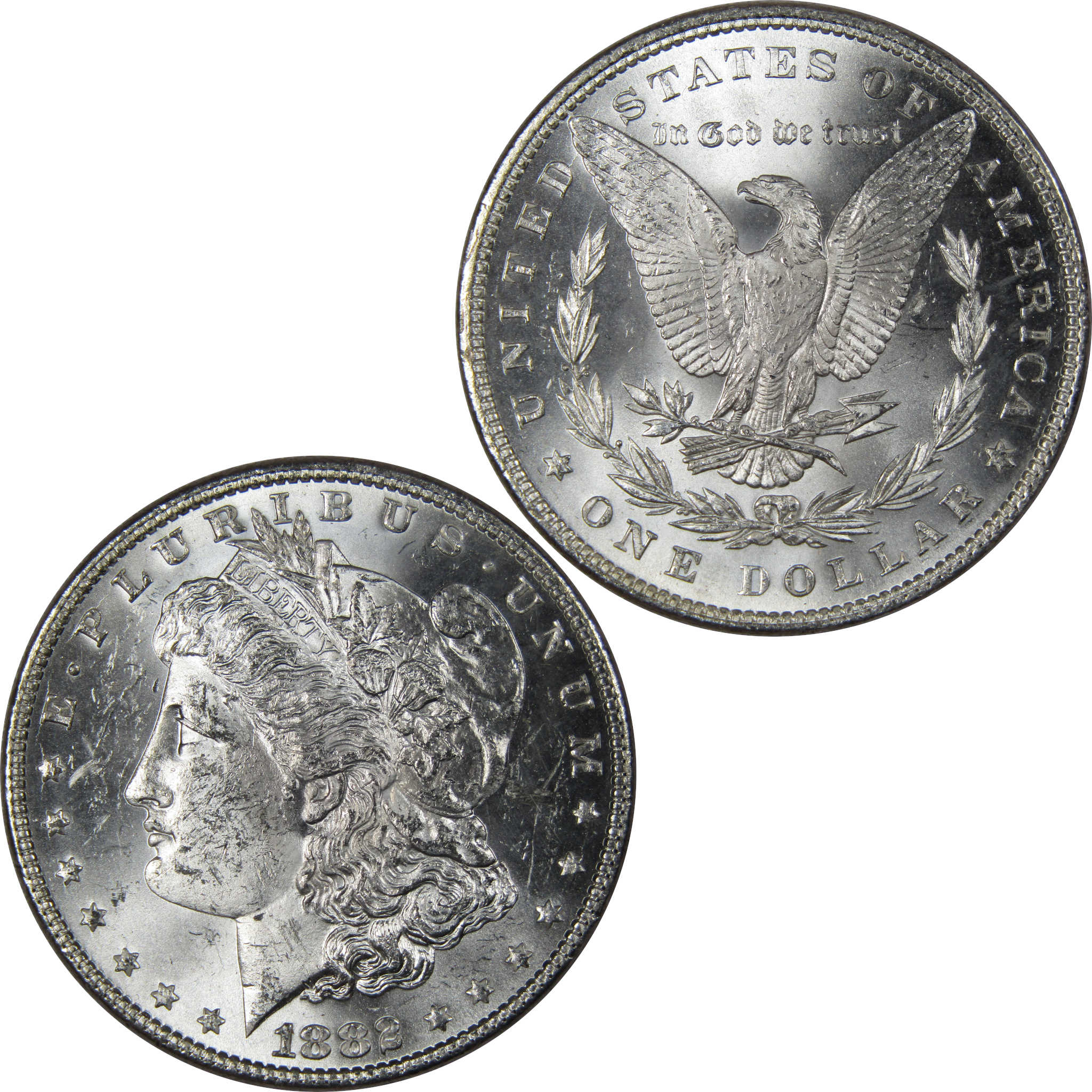 1882 Morgan Dollar BU Uncirculated Mint State 90% Silver SKU:IPC9695 - Morgan coin - Morgan silver dollar - Morgan silver dollar for sale - Profile Coins & Collectibles