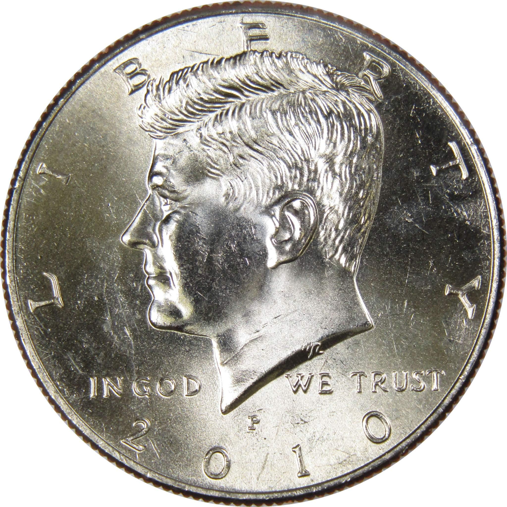 2010 P Kennedy Half Dollar BU Uncirculated Mint State 50c US Coin