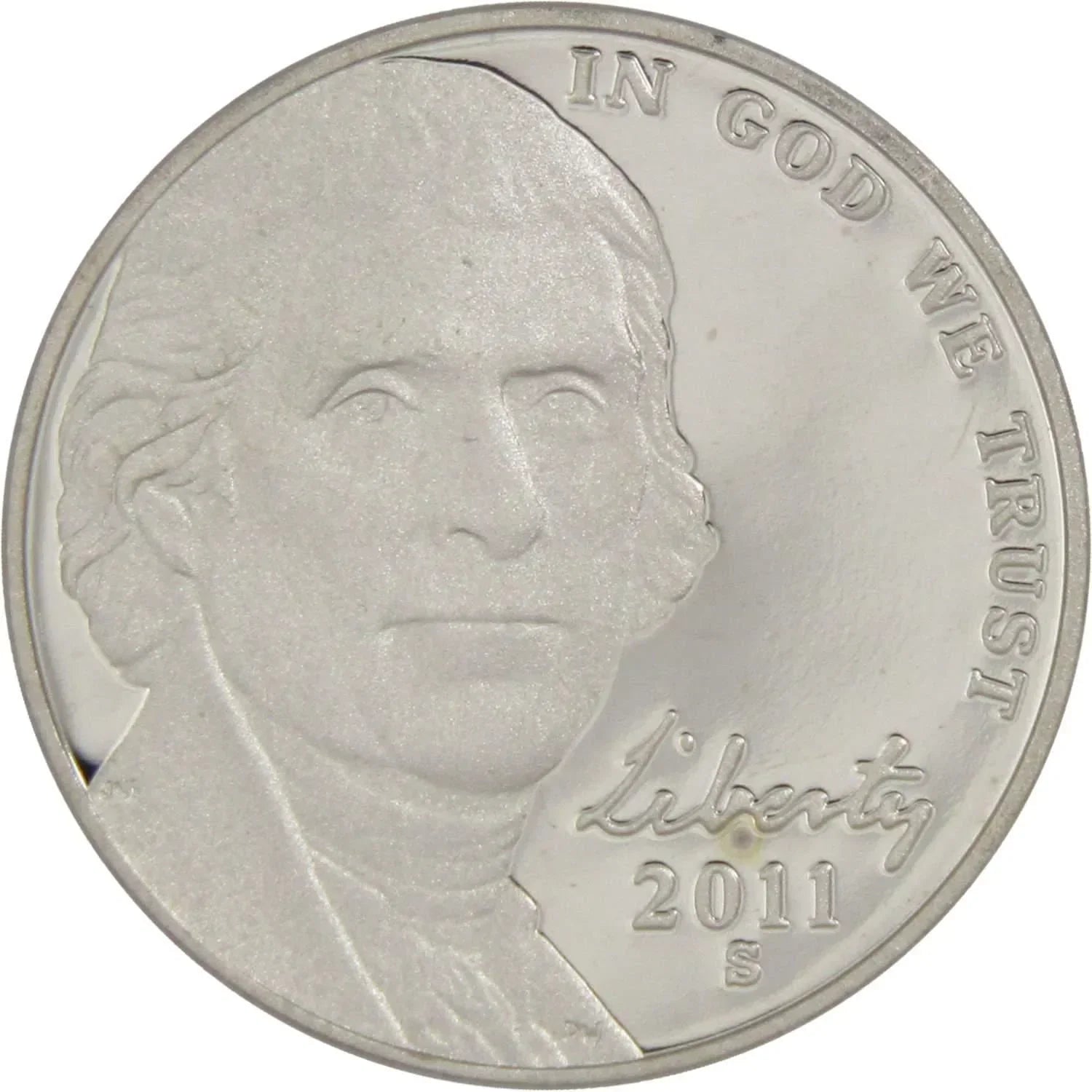 2011 S Jefferson Nickel 5 Cent Piece Choice Proof 5c US Coin Collectible