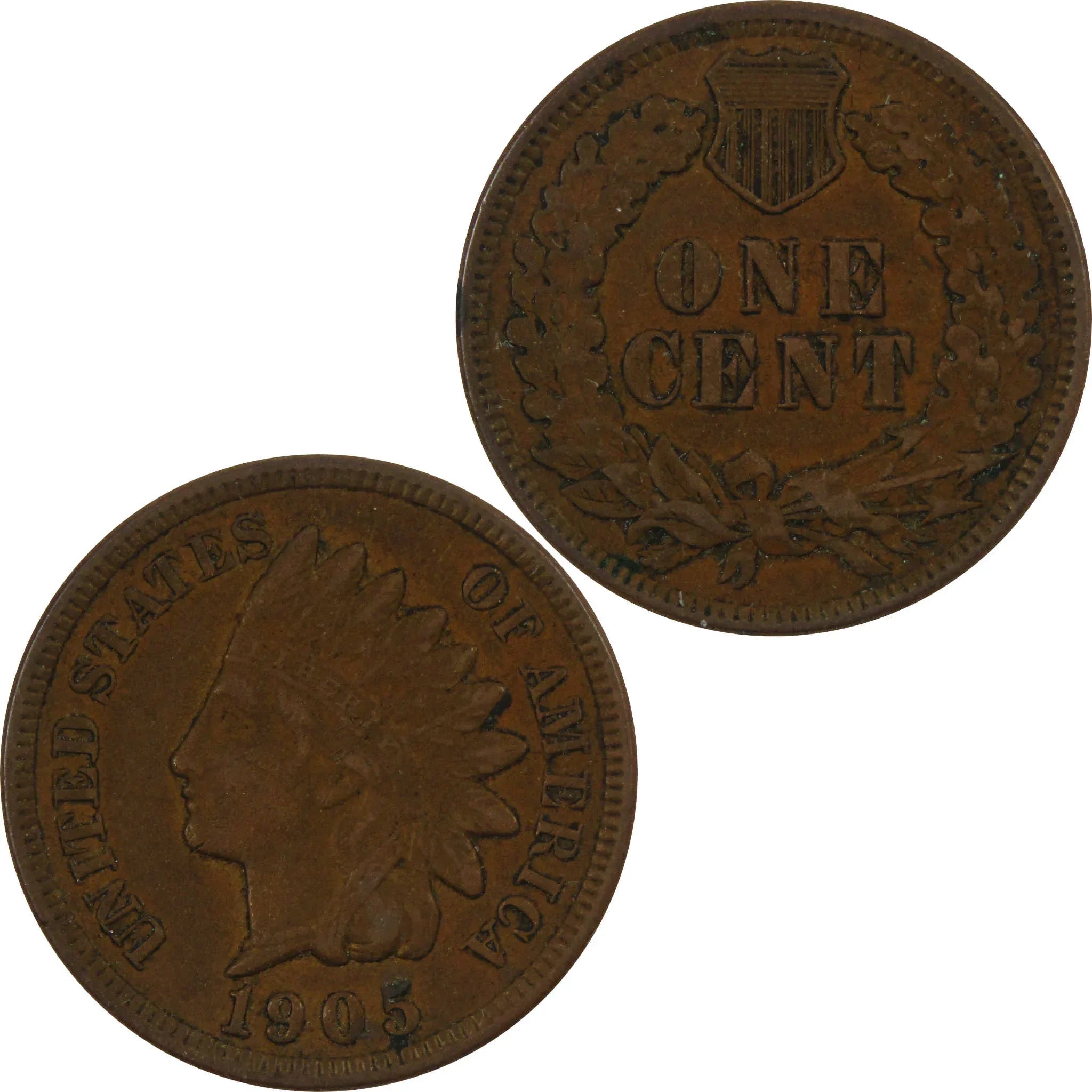 1905 Indian Head Cent CH AU Choice About Uncirculated Penny SKU:I4311