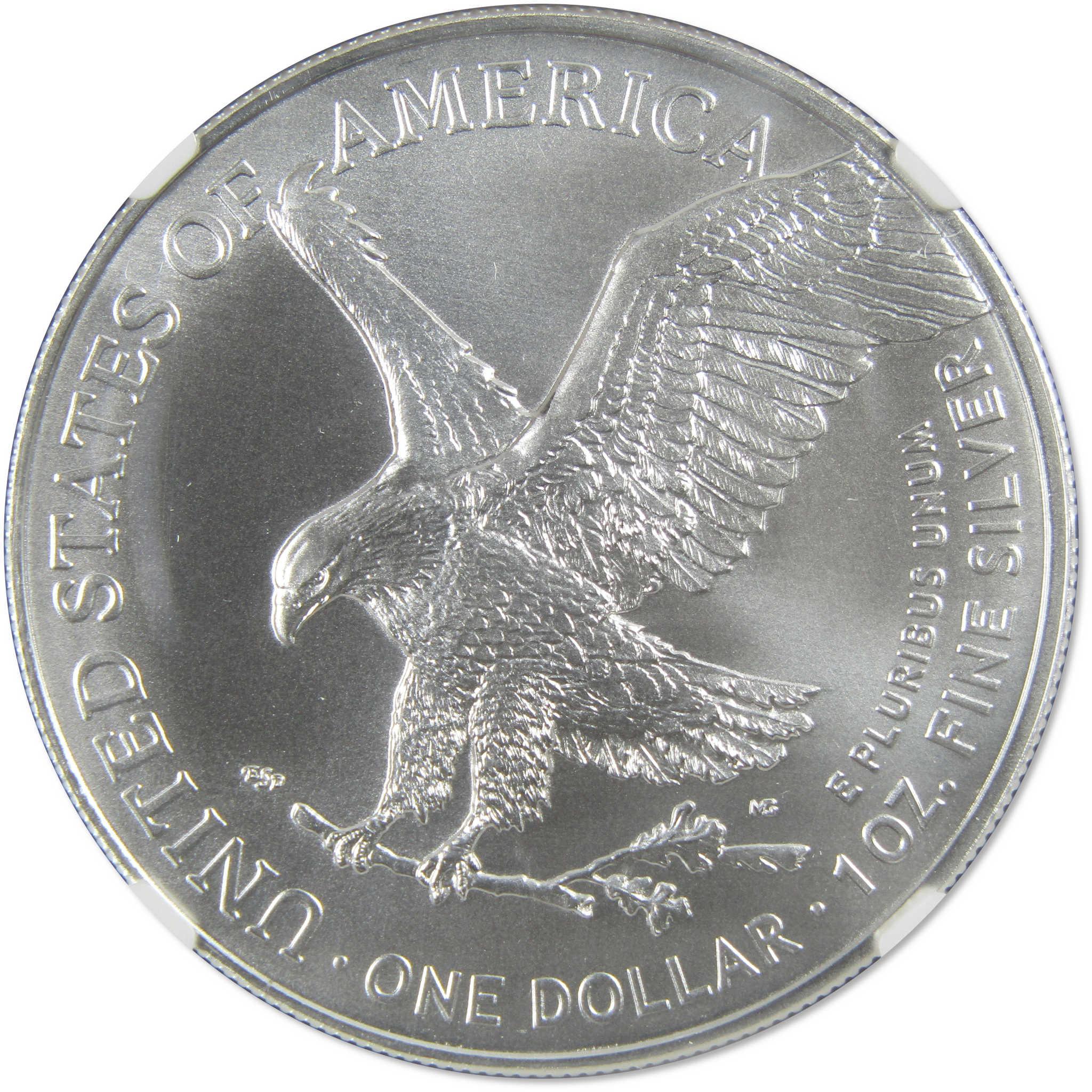 2023 American Silver Eagle MS 70 NGC First Day Gaudioso SKU:OPC91