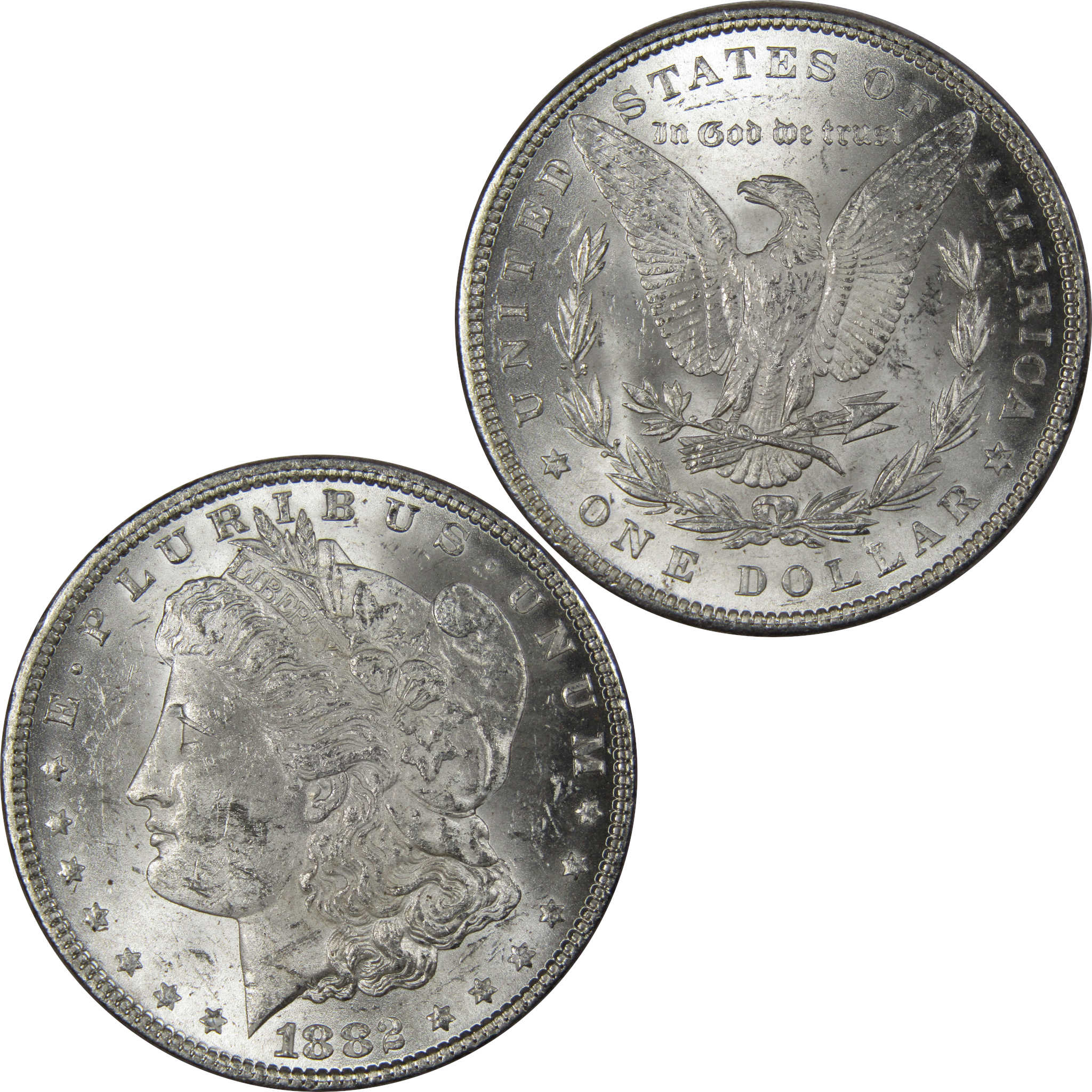 1882 Morgan Dollar BU Uncirculated Mint State 90% Silver SKU:IPC9683 - Morgan coin - Morgan silver dollar - Morgan silver dollar for sale - Profile Coins & Collectibles