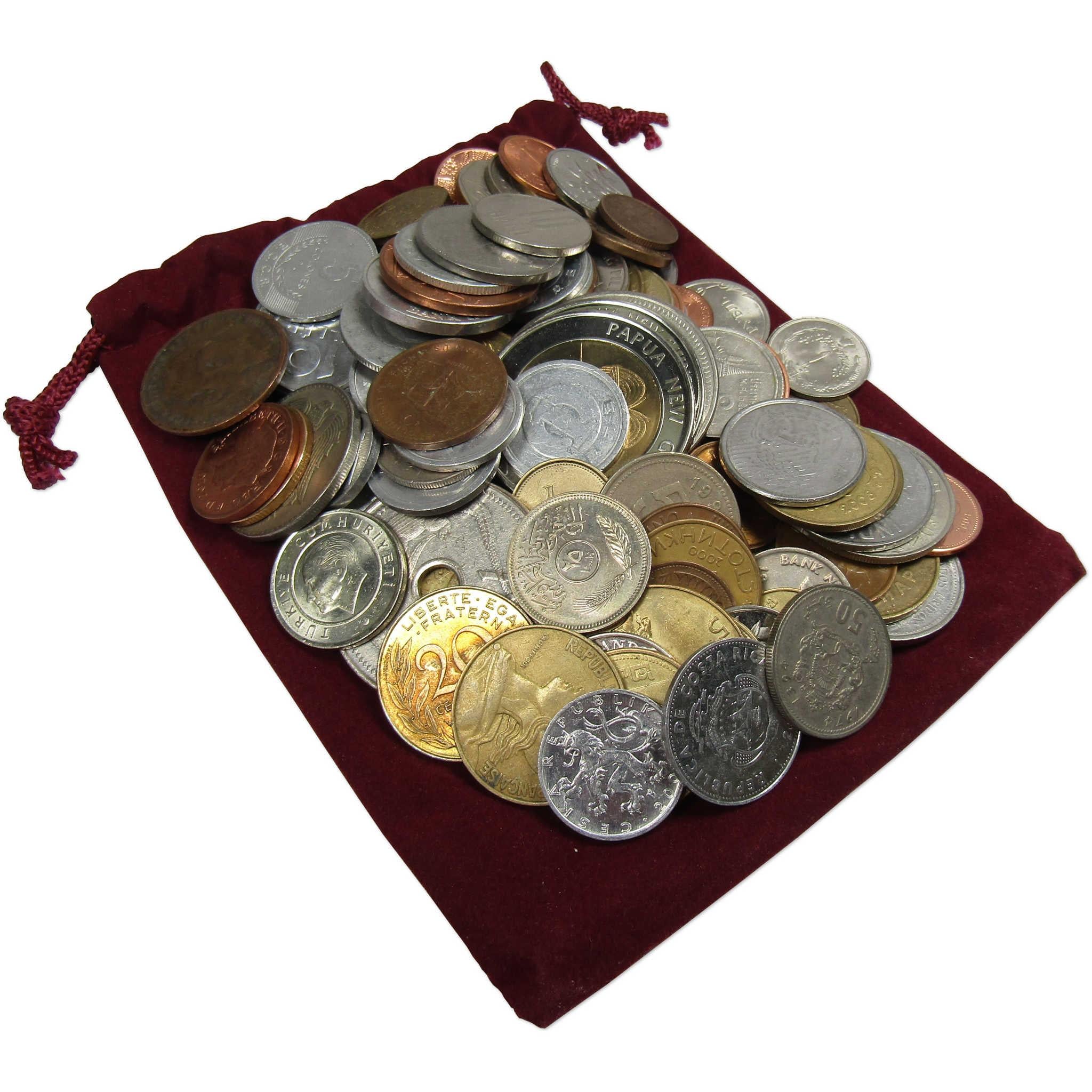 World Coins Variety Pack 1lb One Pound Large Selection Collectible Coins Gift