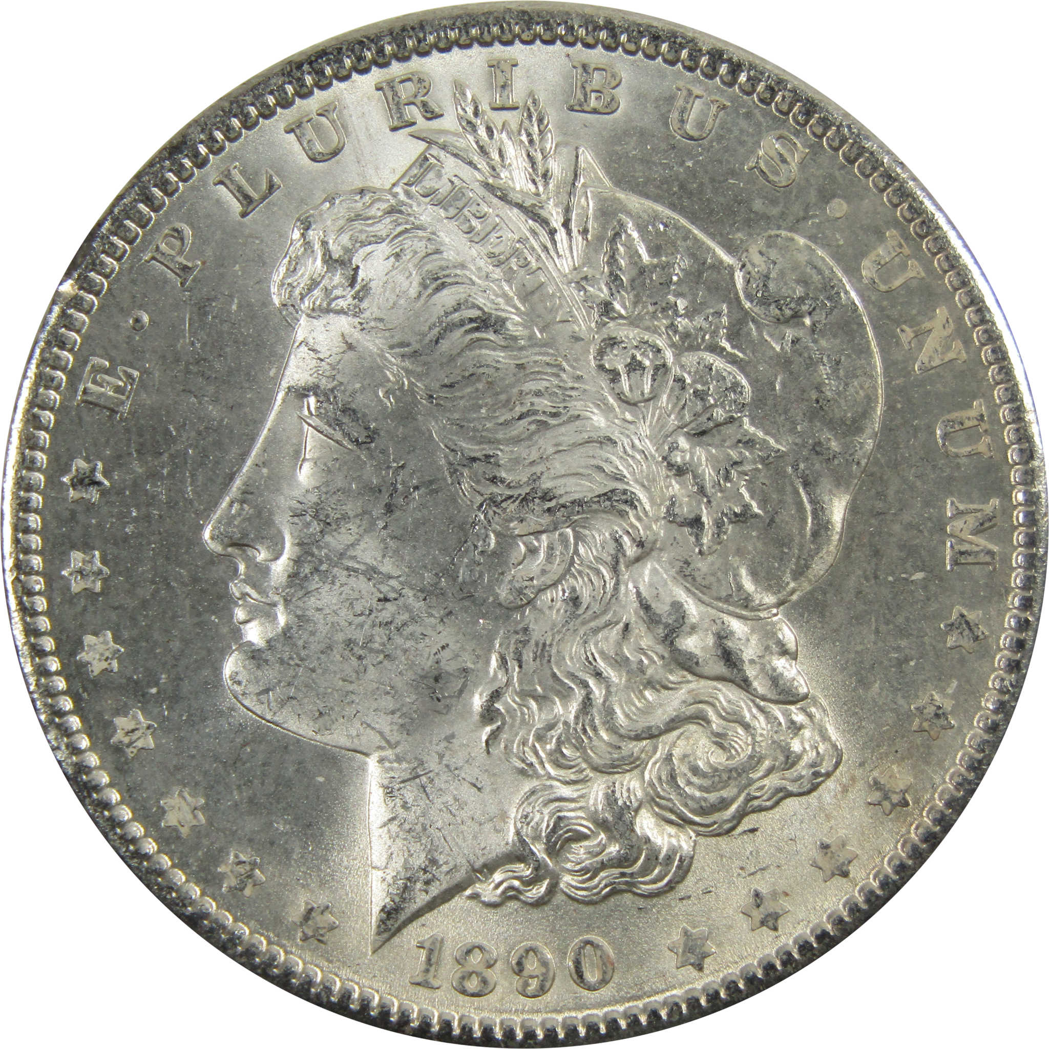 1890 Morgan Dollar BU Uncirculated 90% Silver $1 Coin SKU:I5132 - Morgan coin - Morgan silver dollar - Morgan silver dollar for sale - Profile Coins & Collectibles
