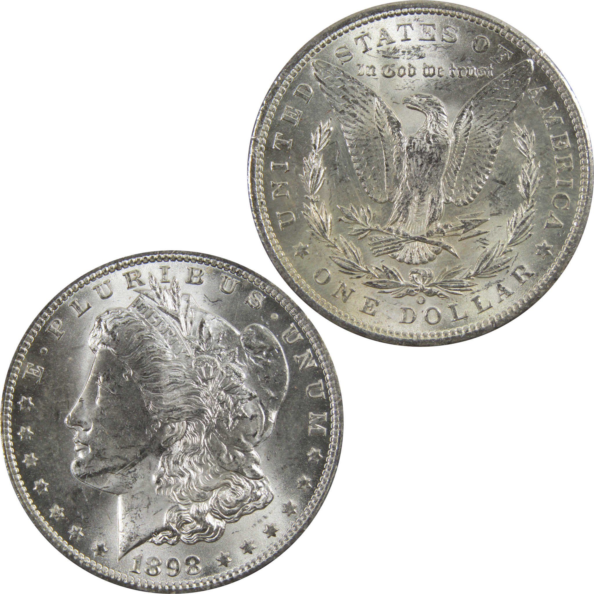 1898 O Morgan Dollar BU Uncirculated 90% Silver $1 Coin SKU:I5260 - Morgan coin - Morgan silver dollar - Morgan silver dollar for sale - Profile Coins & Collectibles