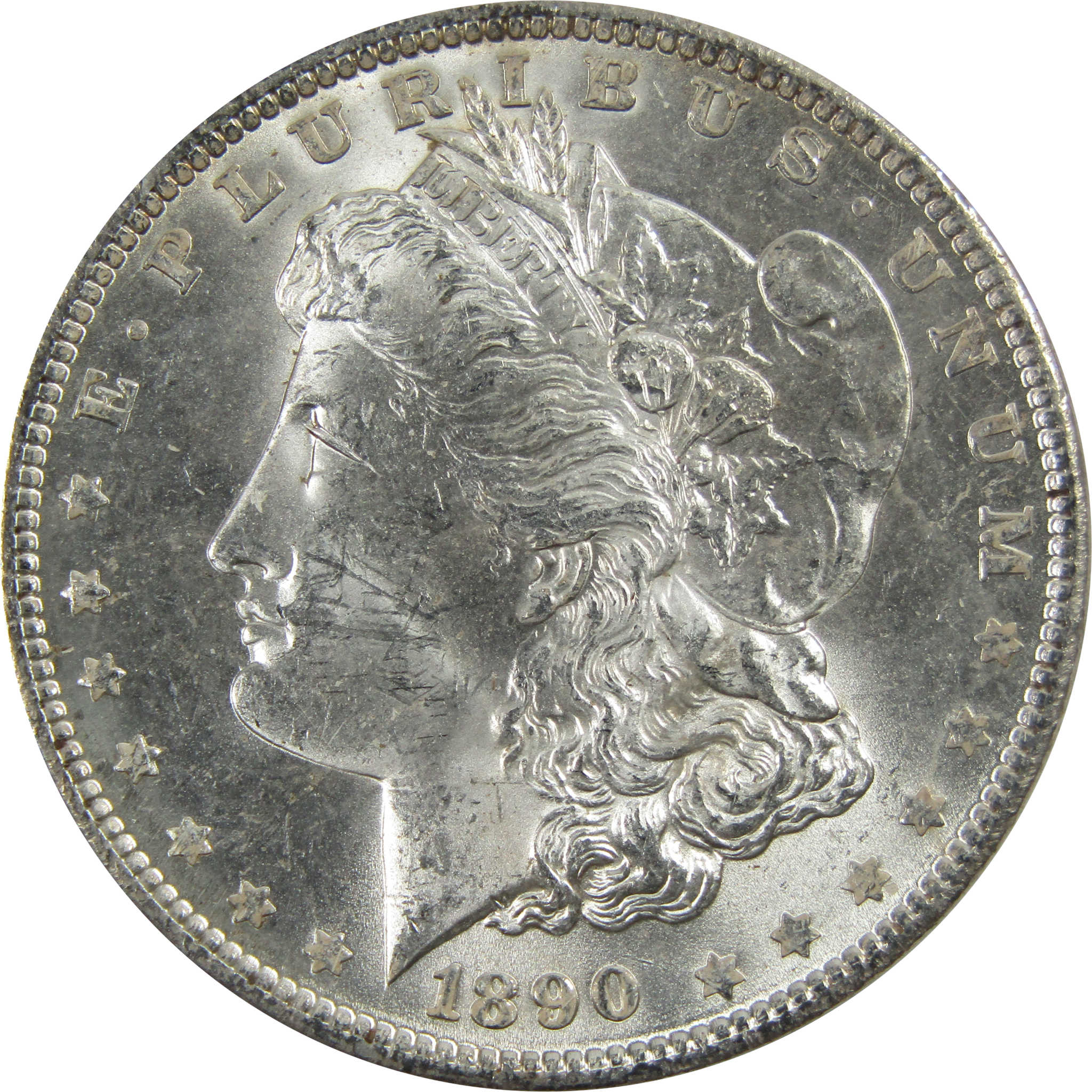1890 Morgan Dollar BU Uncirculated 90% Silver $1 Coin SKU:I5134 - Morgan coin - Morgan silver dollar - Morgan silver dollar for sale - Profile Coins & Collectibles