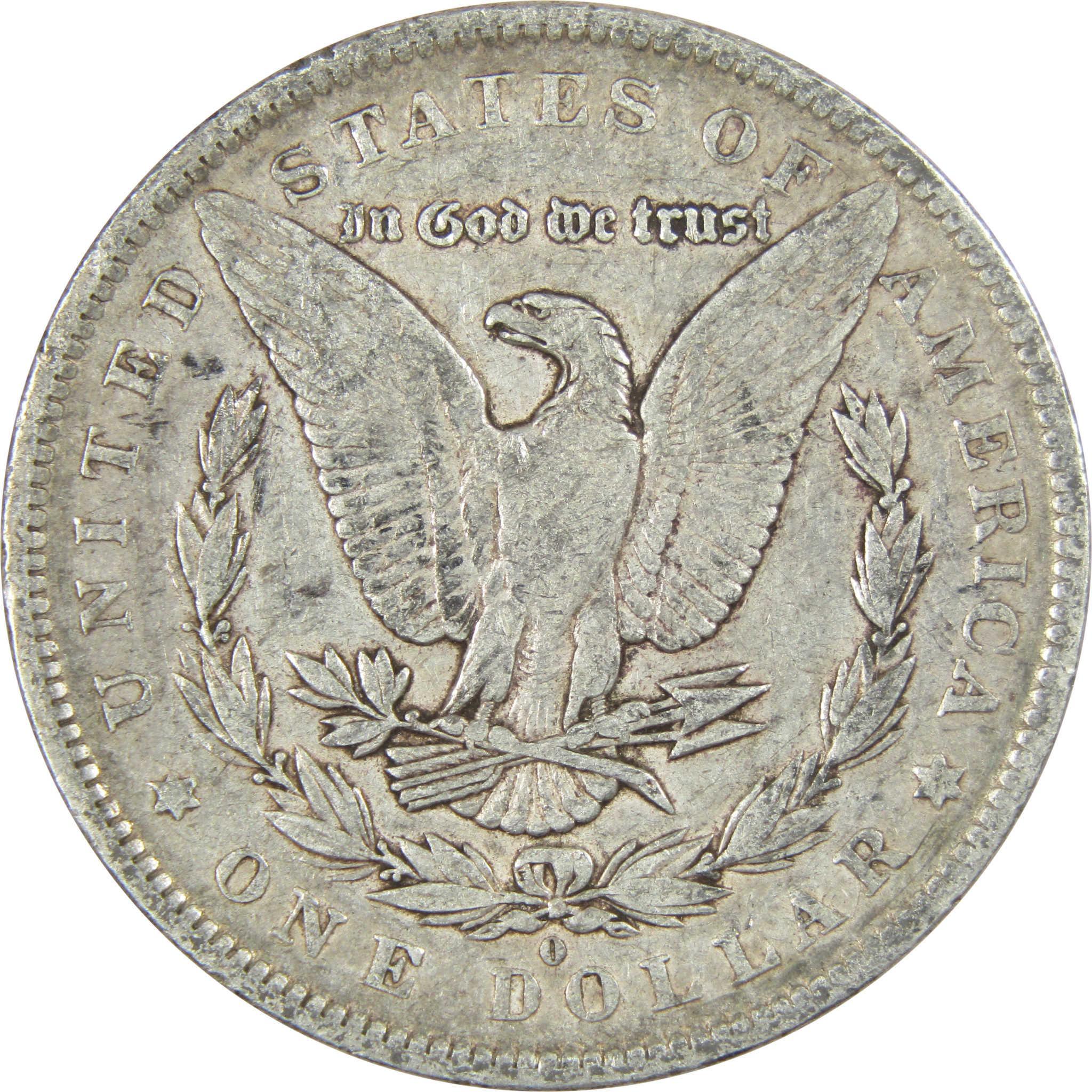 1883 O Morgan Dollar VF Very Fine 90% Silver $1 US Coin Collectible - Morgan coin - Morgan silver dollar - Morgan silver dollar for sale - Profile Coins & Collectibles