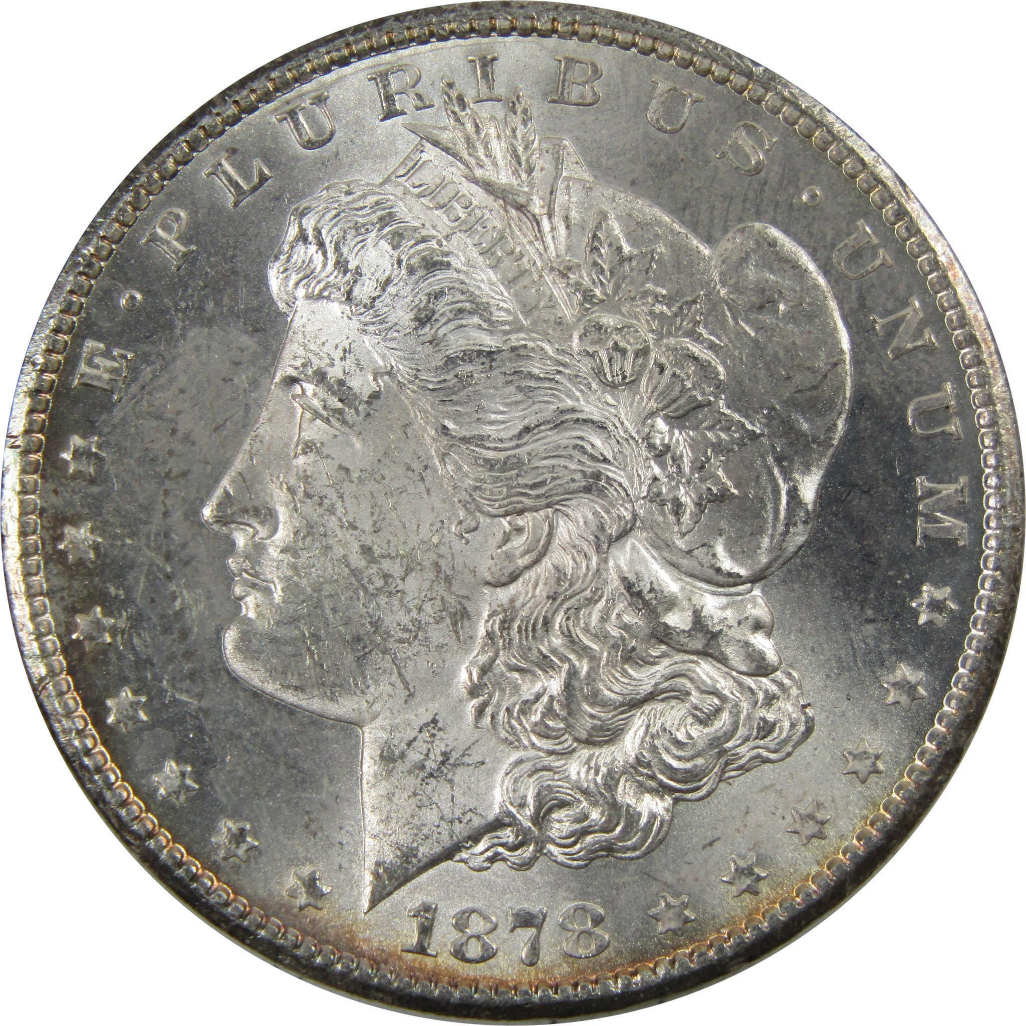 1878 CC Morgan Dollar BU Uncirculated 90% Silver $1 Coin SKU:I4815 - Morgan coin - Morgan silver dollar - Morgan silver dollar for sale - Profile Coins & Collectibles