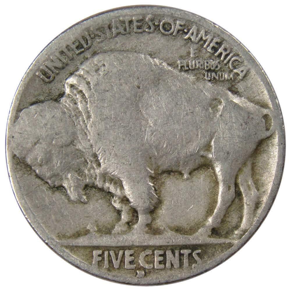 1929 D Indian Head Buffalo Nickel 5 Cent Piece AG About Good 5c US Coin