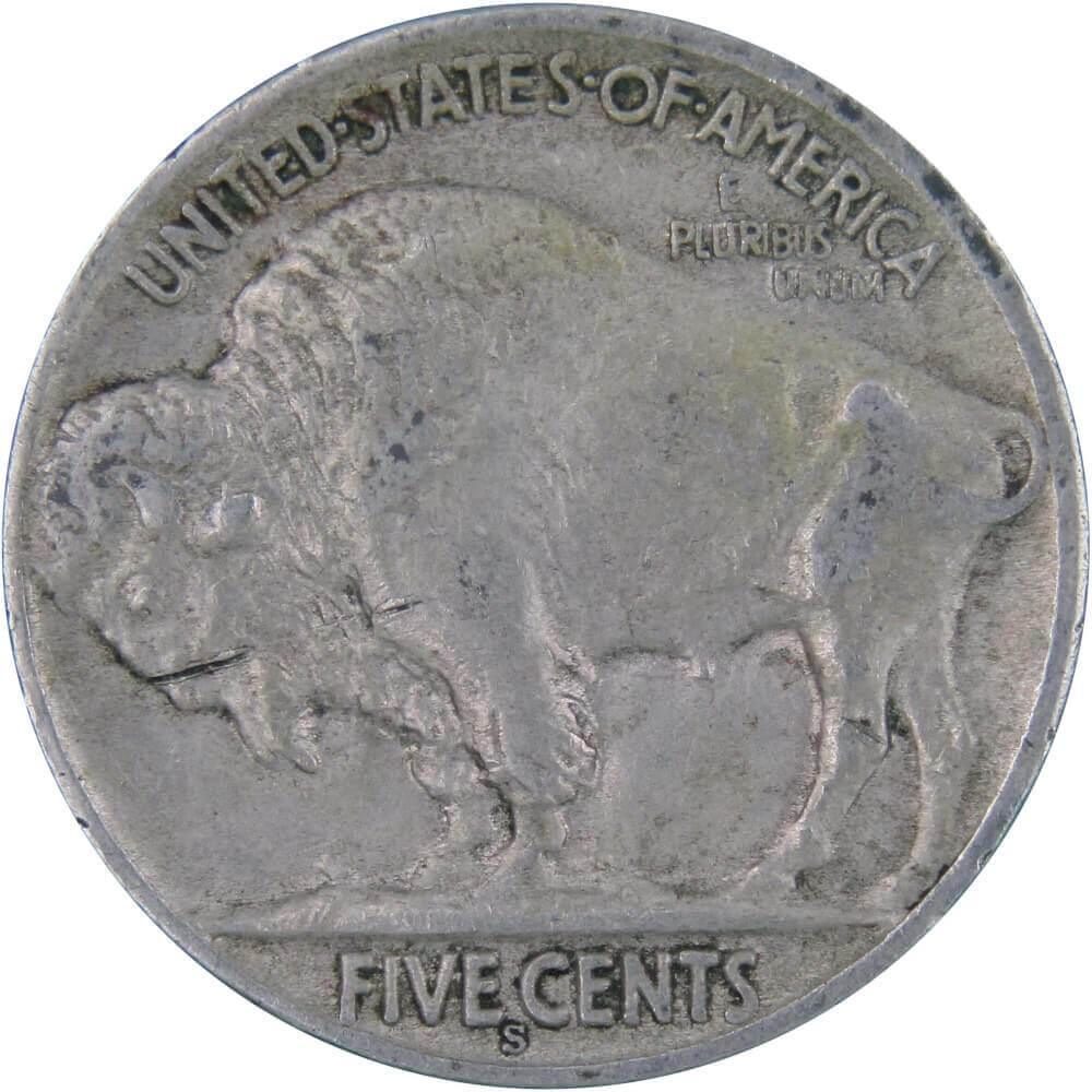 1937 S Indian Head Buffalo Nickel 5 Cent Piece VF Very Fine 5c US Coin