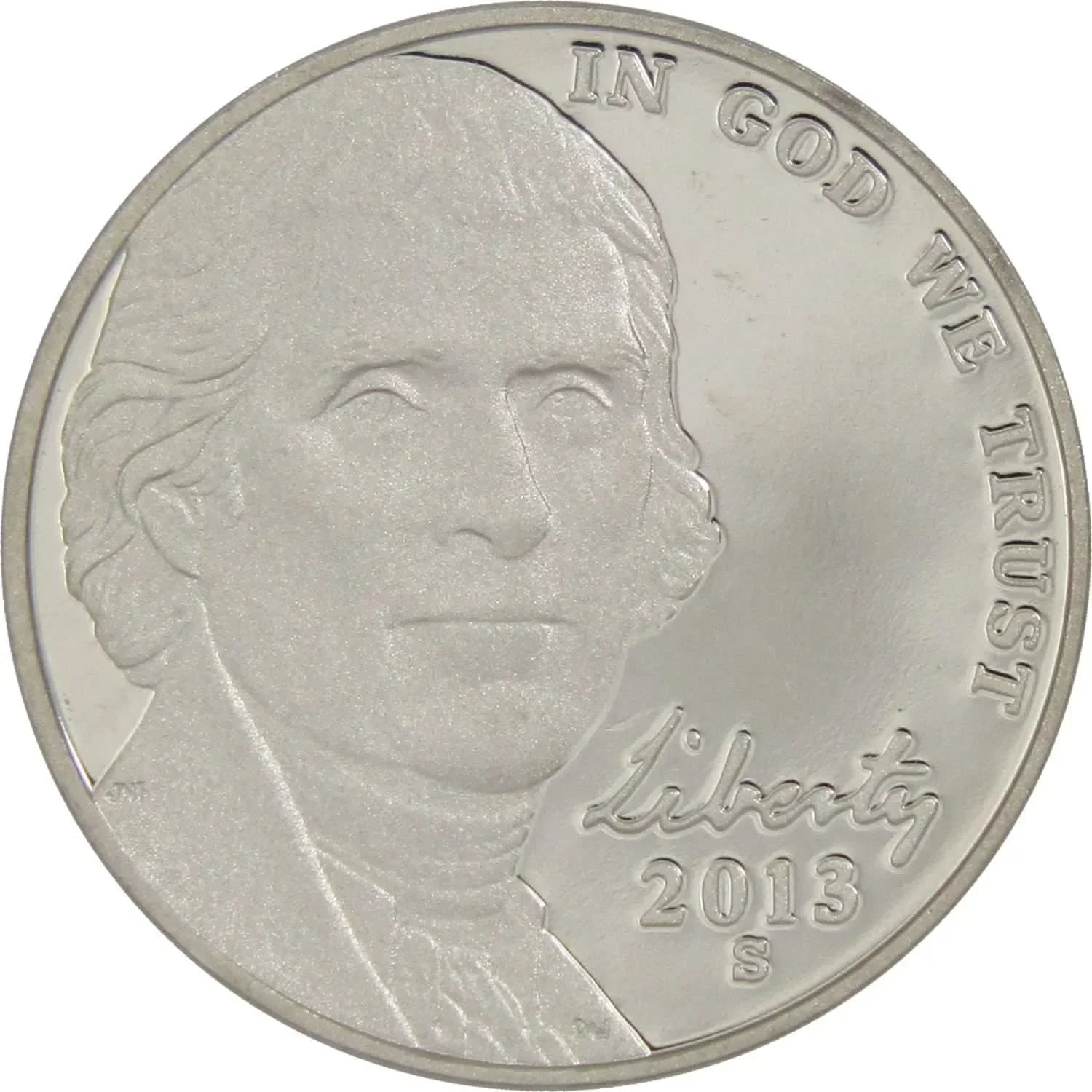 2013 S Jefferson Nickel 5 Cent Piece Choice Proof 5c US Coin Collectible