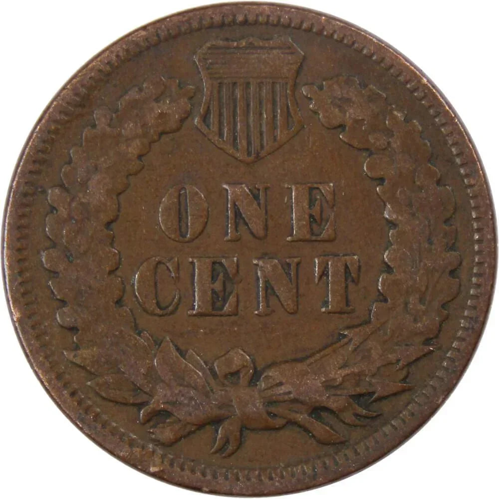 1906 Indian Head Cent AG About Good Bronze Penny 1c Coin Collectible
