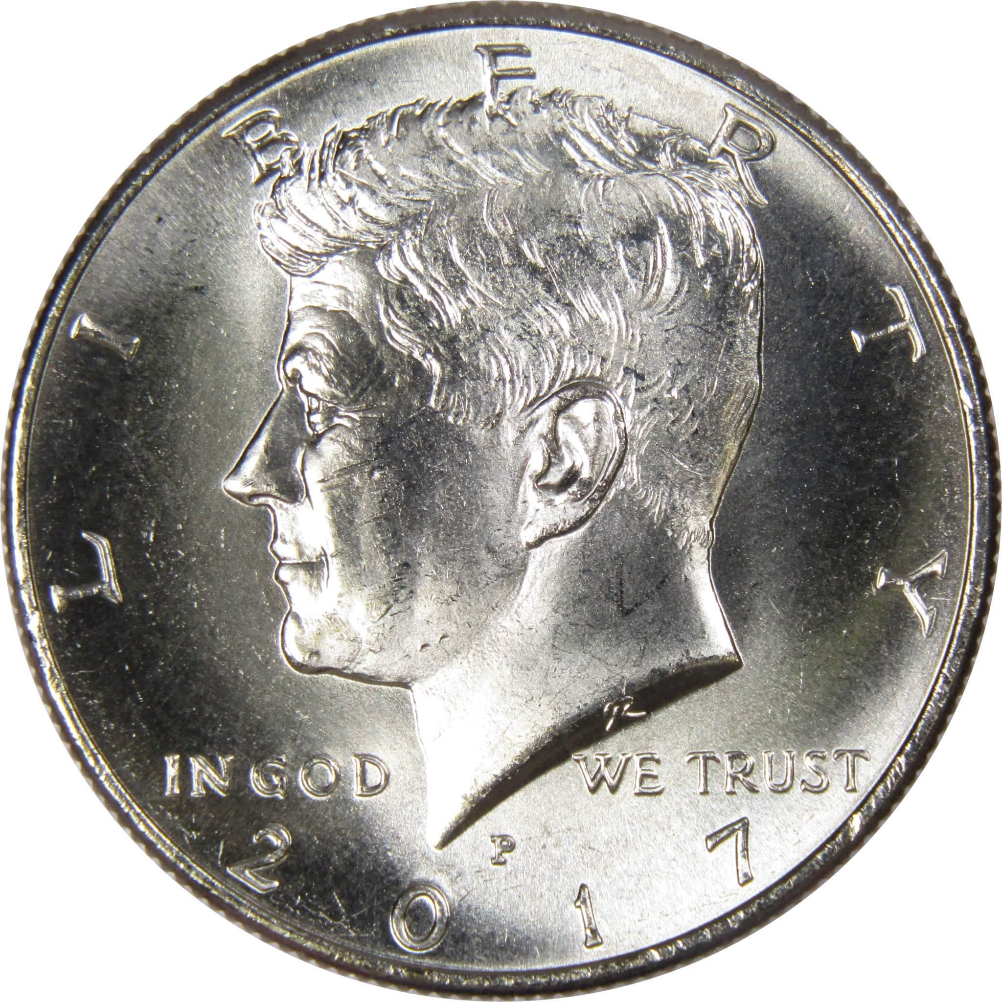 2017 P Kennedy Half Dollar BU Uncirculated Mint State 50c US Coin Collectible