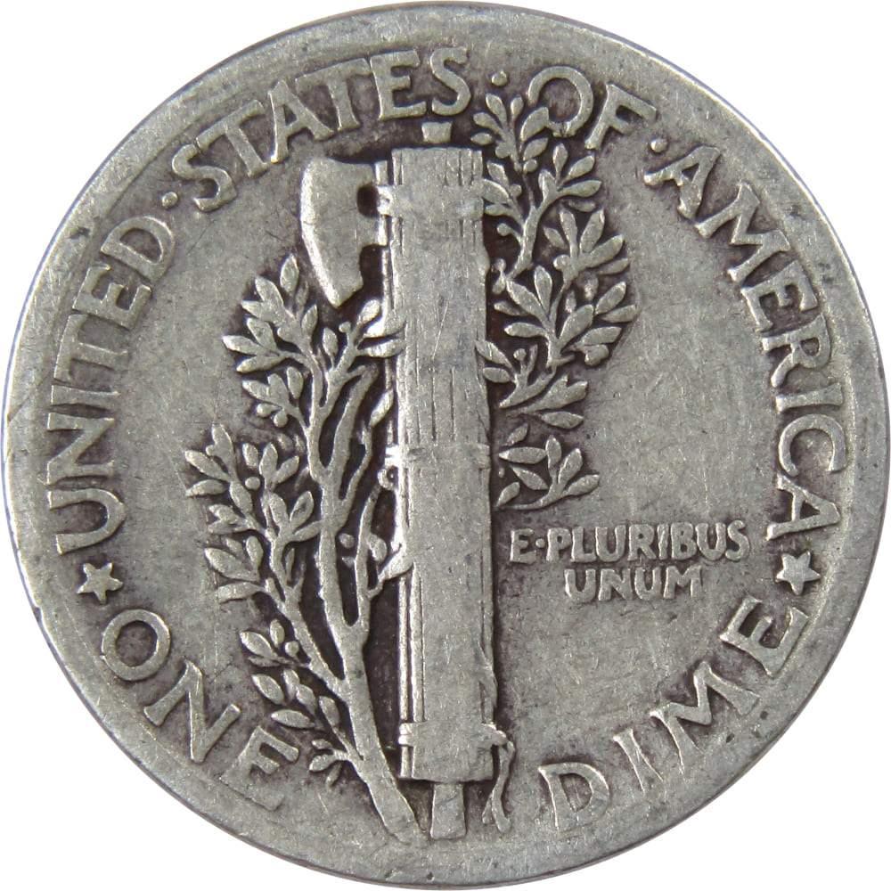 1935 Mercury Dime VG Very Good 90% Silver 10c US Coin Collectible