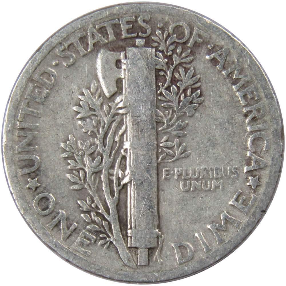 1935 Mercury Dime AG About Good 90% Silver 10c US Coin Collectible