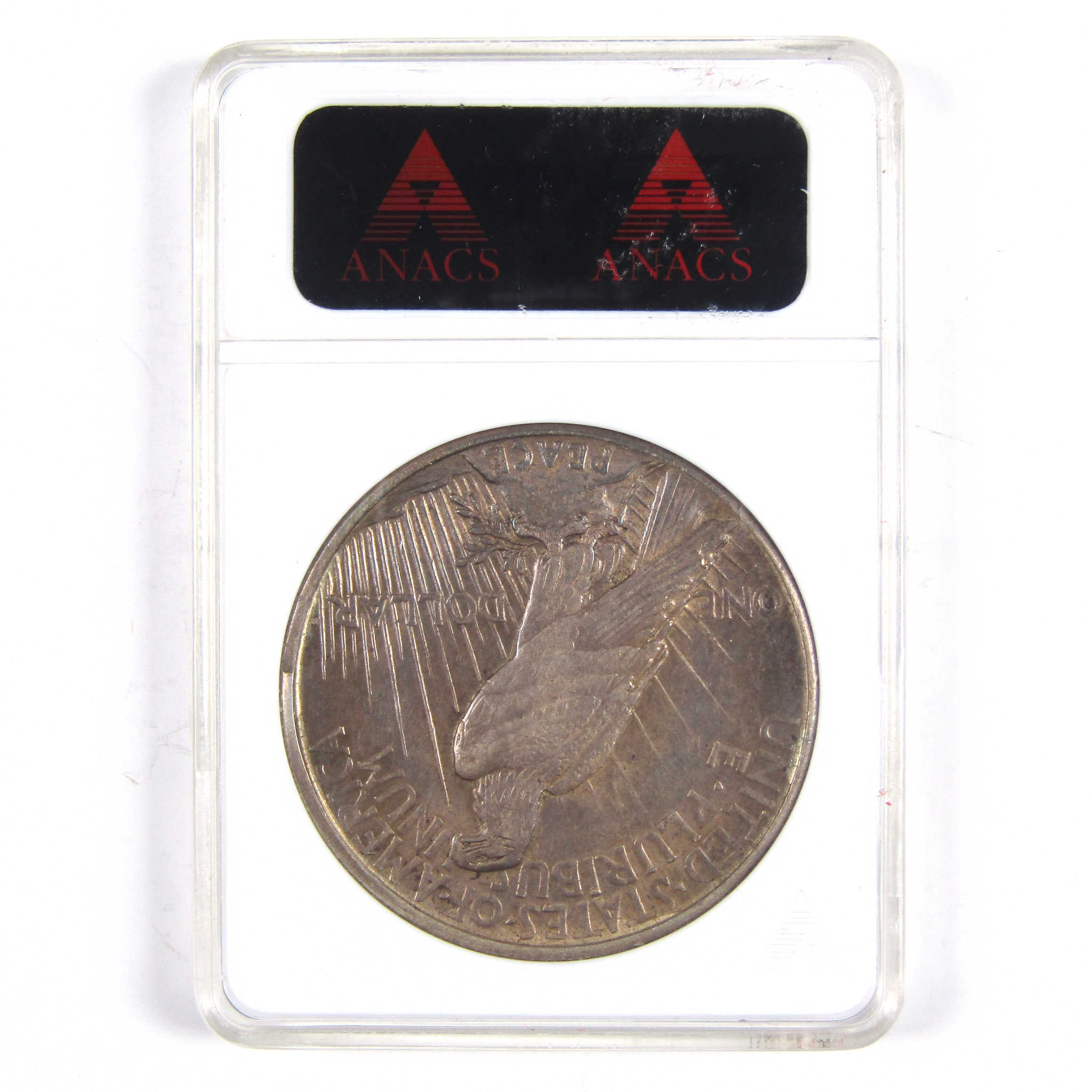 1921 High Relief VAM 2 Peace Dollar AU 58 ANACS Silver Coin SKU:I2842