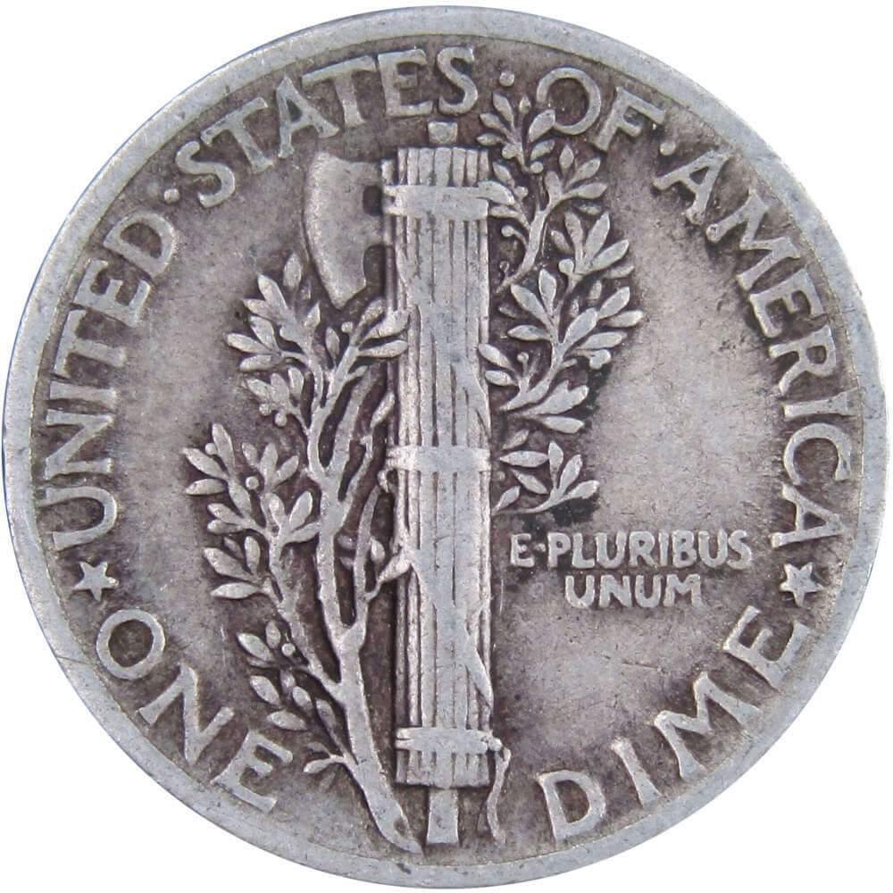 1937 Mercury Dime VF Very Fine 90% Silver 10c US Coin Collectible