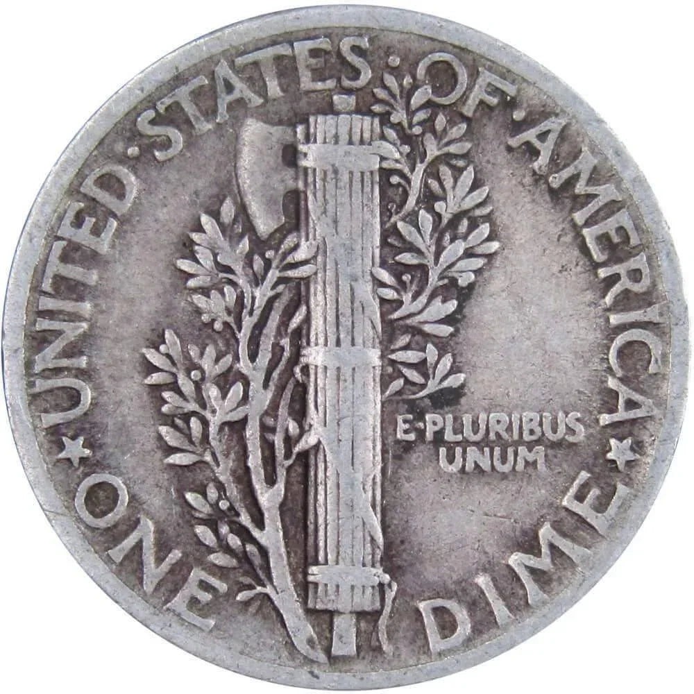 1937 Mercury Dime VF Very Fine 90% Silver 10c US Coin Collectible