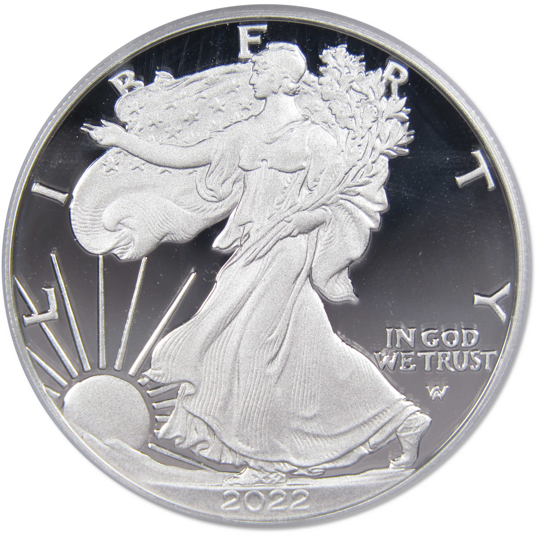 2022 W American Silver Eagle PR 70 DCAM PCGS 1st Strike Flag SKU:OPC47
