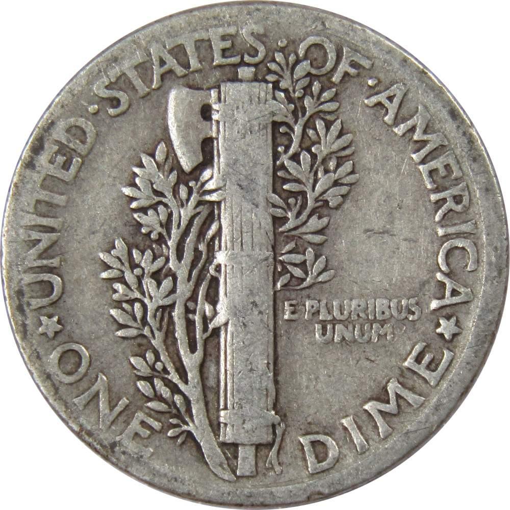 1938 Mercury Dime G Good 90% Silver 10c US Coin Collectible