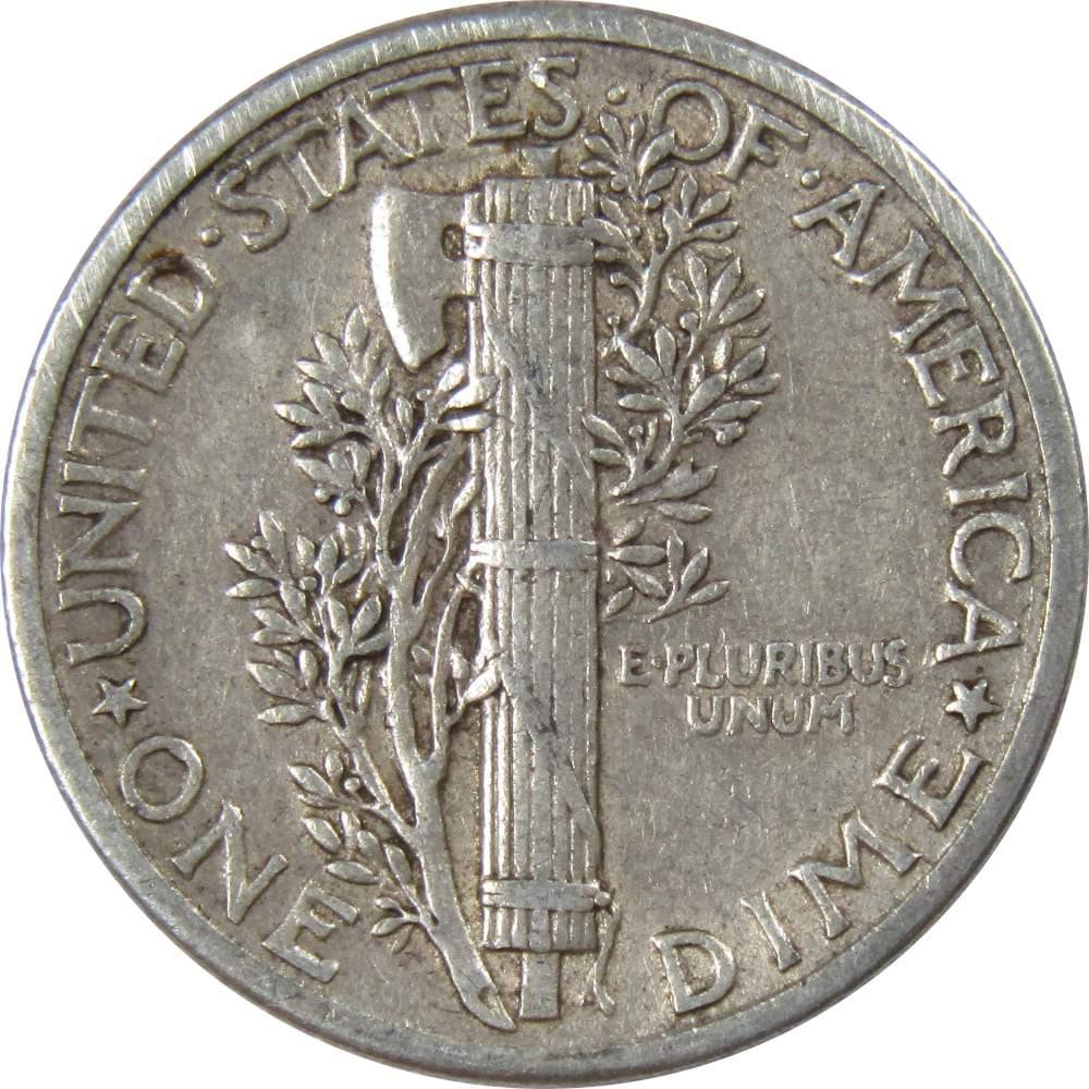 1938 Mercury Dime AG About Good 90% Silver 10c US Coin Collectible