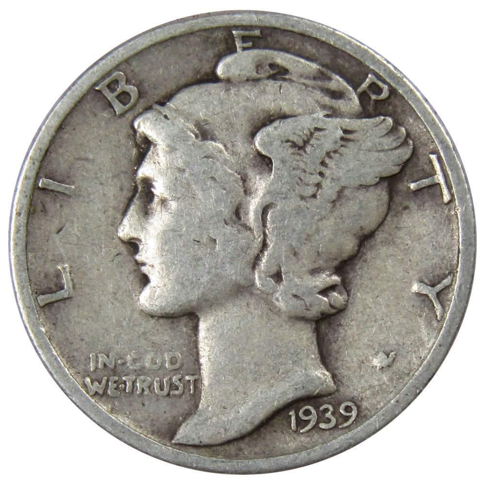 1939 mercury fashion dime worth