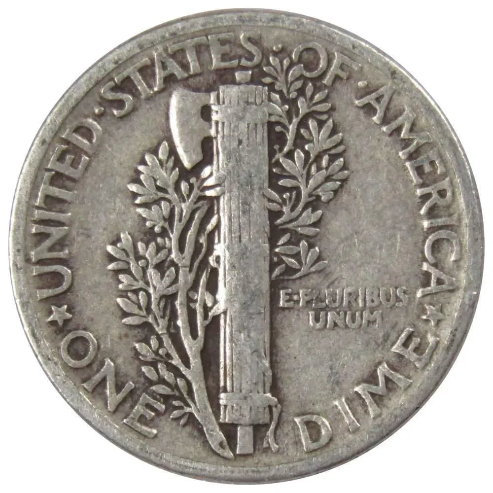 1939 Mercury Dime AG About Good 90% Silver 10c US Coin Collectible