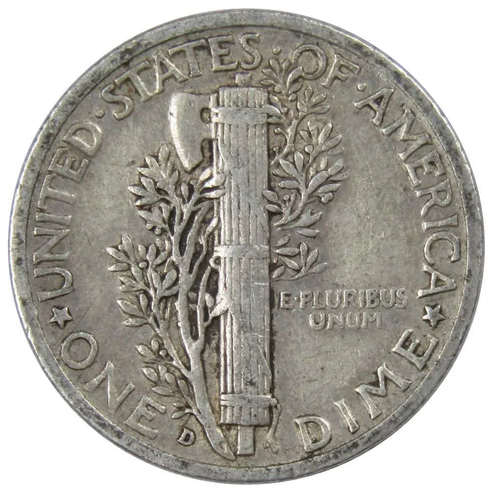 1940 D Mercury Dime VF Very Fine 90% Silver 10c US Coin Collectible