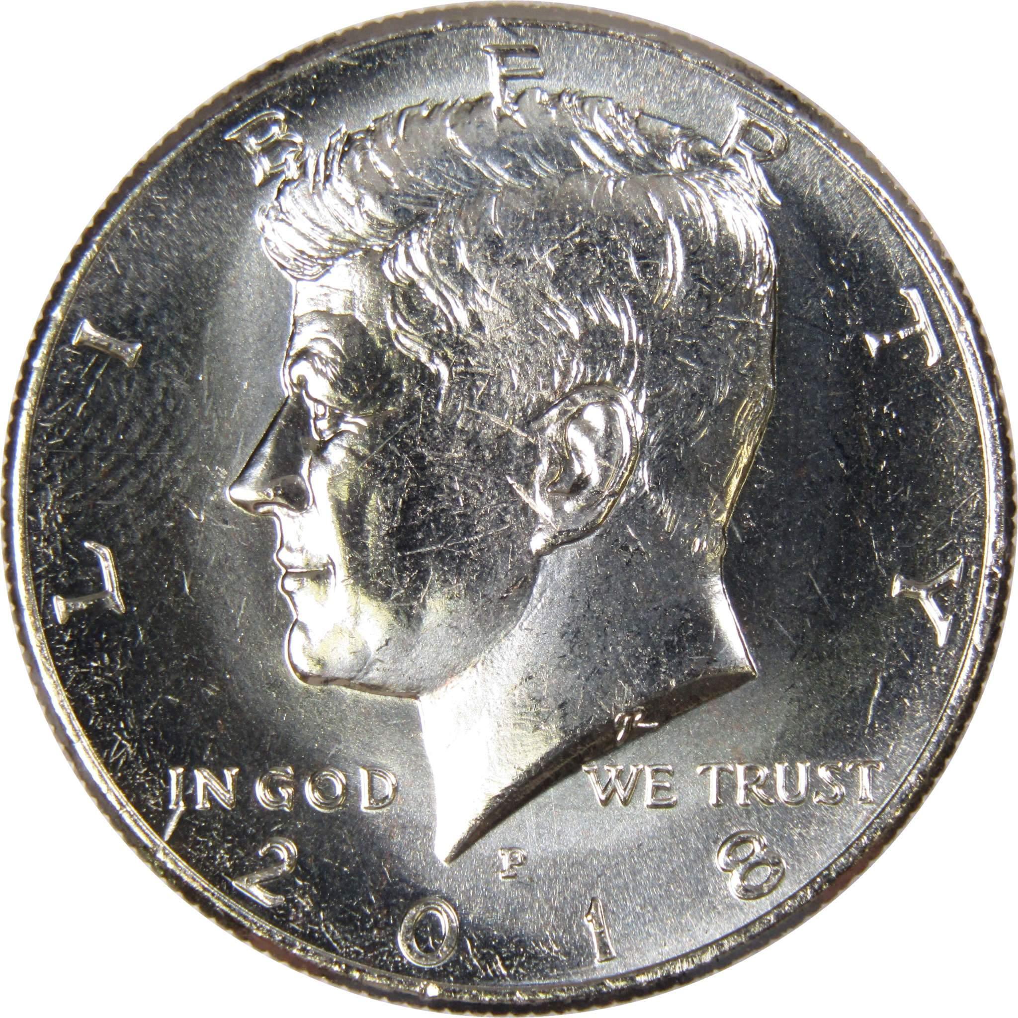 2018 P Kennedy Half Dollar BU Uncirculated Mint State 50c US Coin Collectible