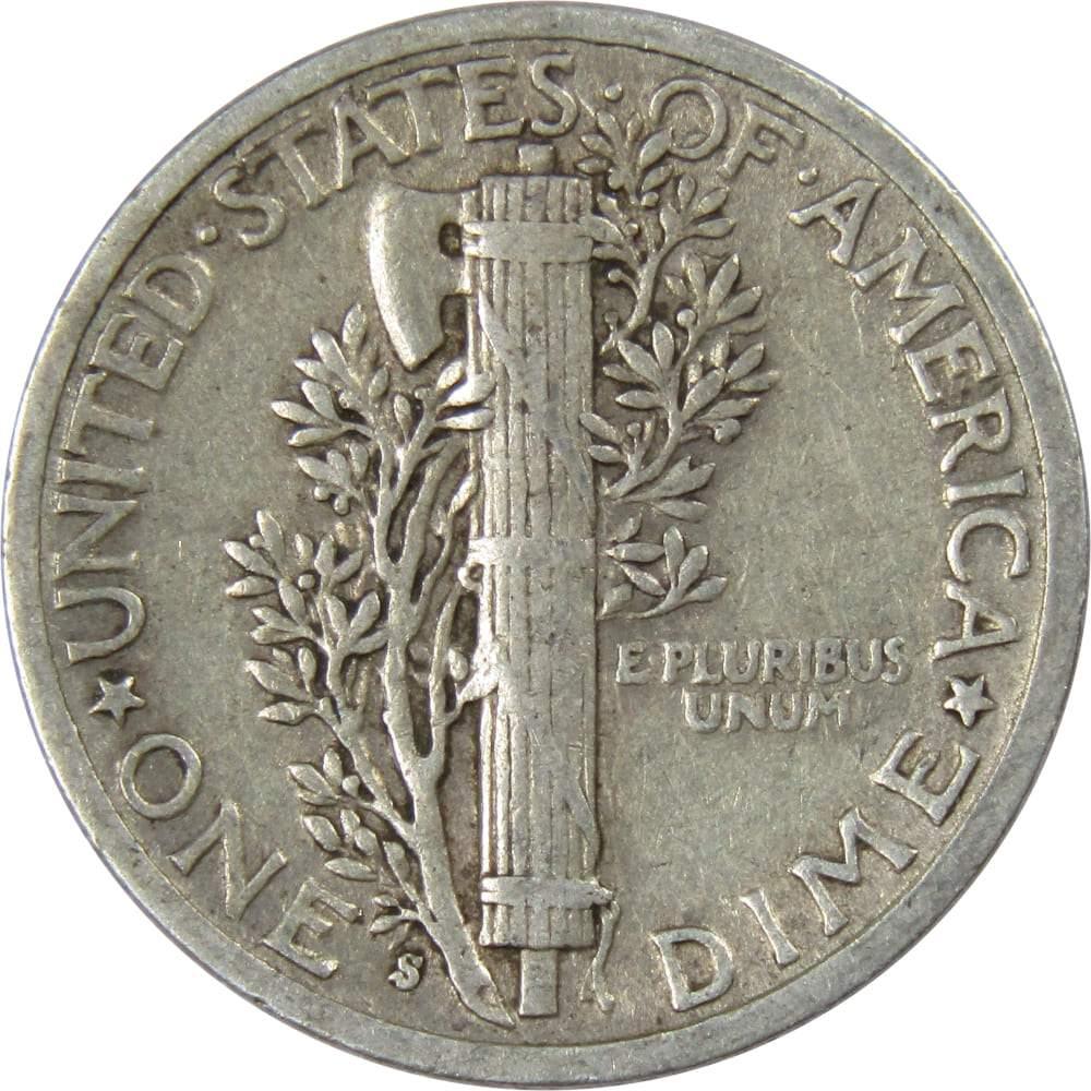 1940 S Mercury Dime VF Very Fine 90% Silver 10c US Coin Collectible