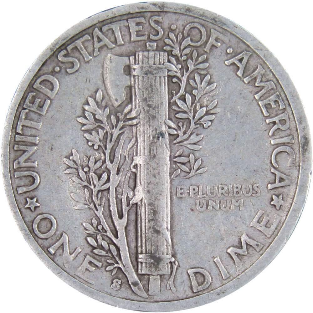1940 S Mercury Dime AG About Good 90% Silver 10c US Coin Collectible