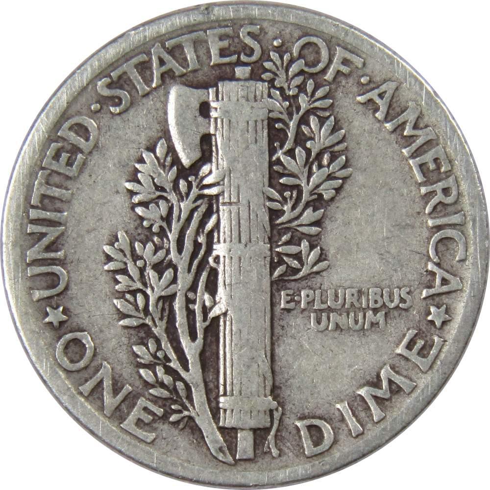 1941 Mercury Dime F Fine 90% Silver 10c US Coin Collectible