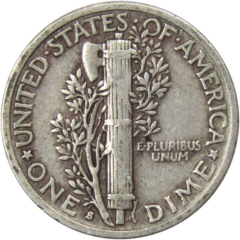 1941 S Mercury Dime VF Very Fine 90% Silver 10c US Coin Collectible