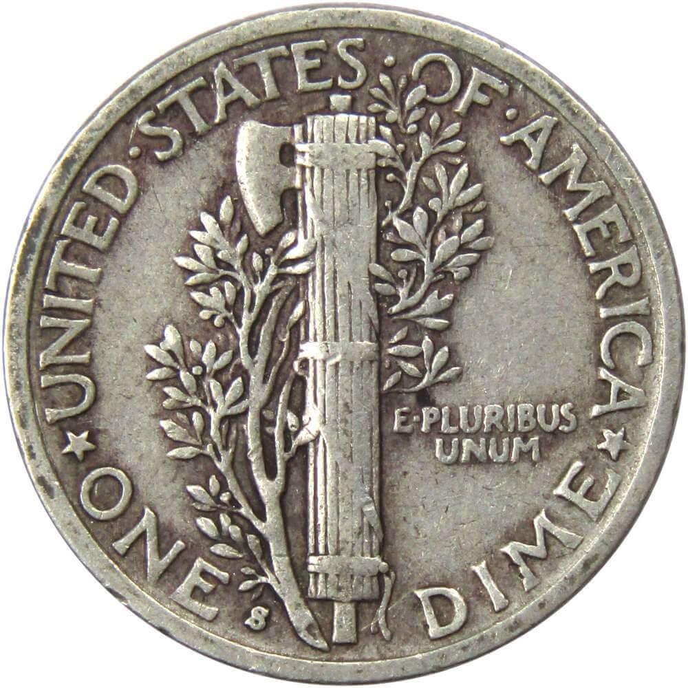 1941 S Mercury Dime VF Very Fine 90% Silver 10c US Coin Collectible