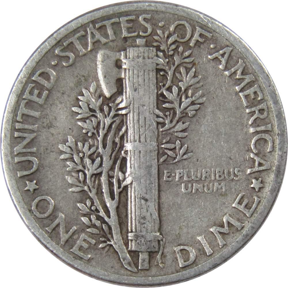 1943 Mercury Dime VF Very Fine 90% Silver 10c US Coin Collectible